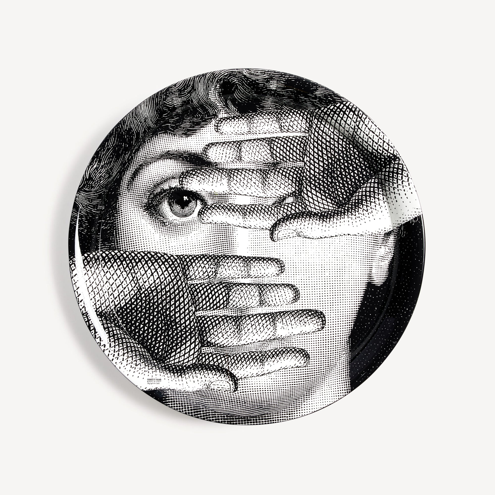 Tray Tema e Variazioni n. 154 in White/Black | Fornasetti
