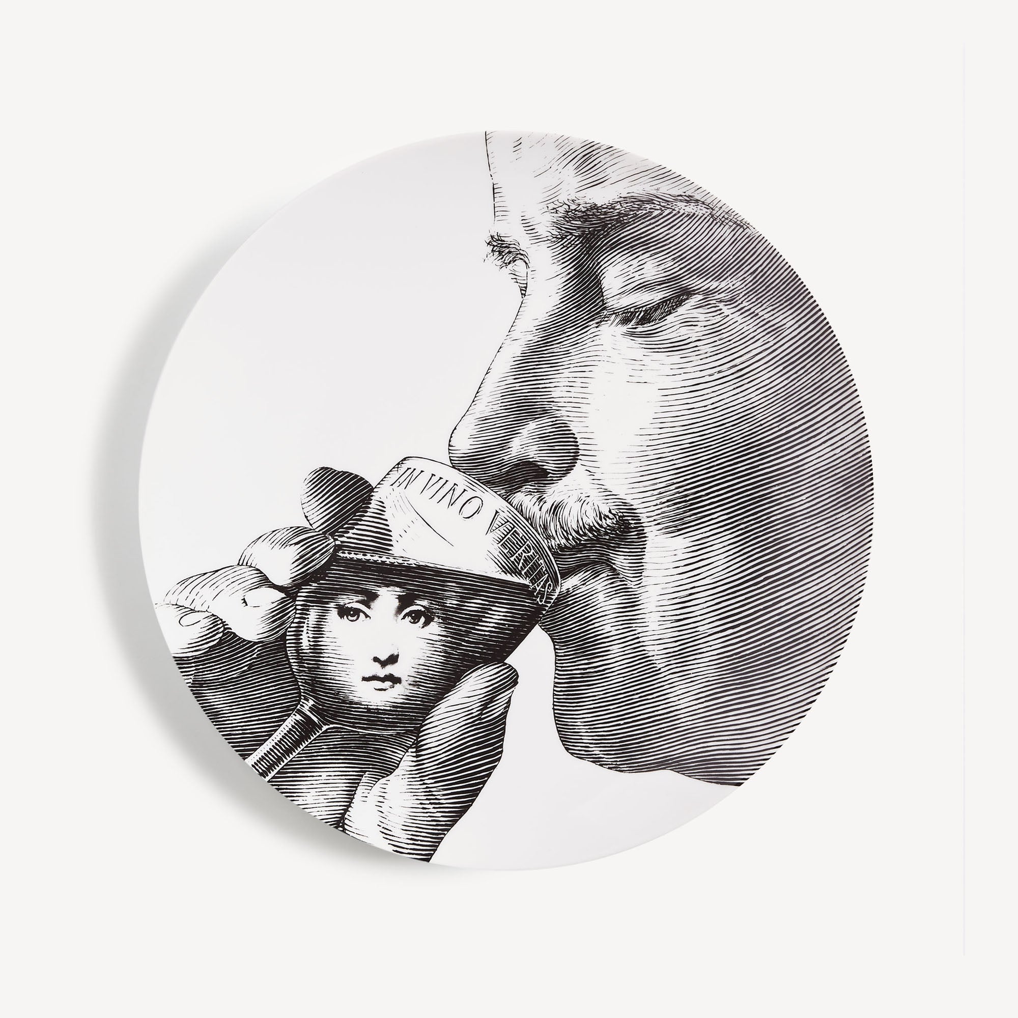 FORNASETTI Tema e Variazioni n.265 プレート Wall plate Tema e Variazioni n.256 in White/Black | Fornasetti