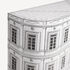 FORNASETTI Curved cabinet Palazzo White/Black M09X135FOR21BIA