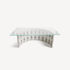 FORNASETTI Amphitheatre table Architettura White/Black M35X422FOR21BIA