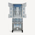 FORNASETTI Trumeau Architettura celeste - Limited Edition White/Black/Light Blue M33Y004FOR21AZZ