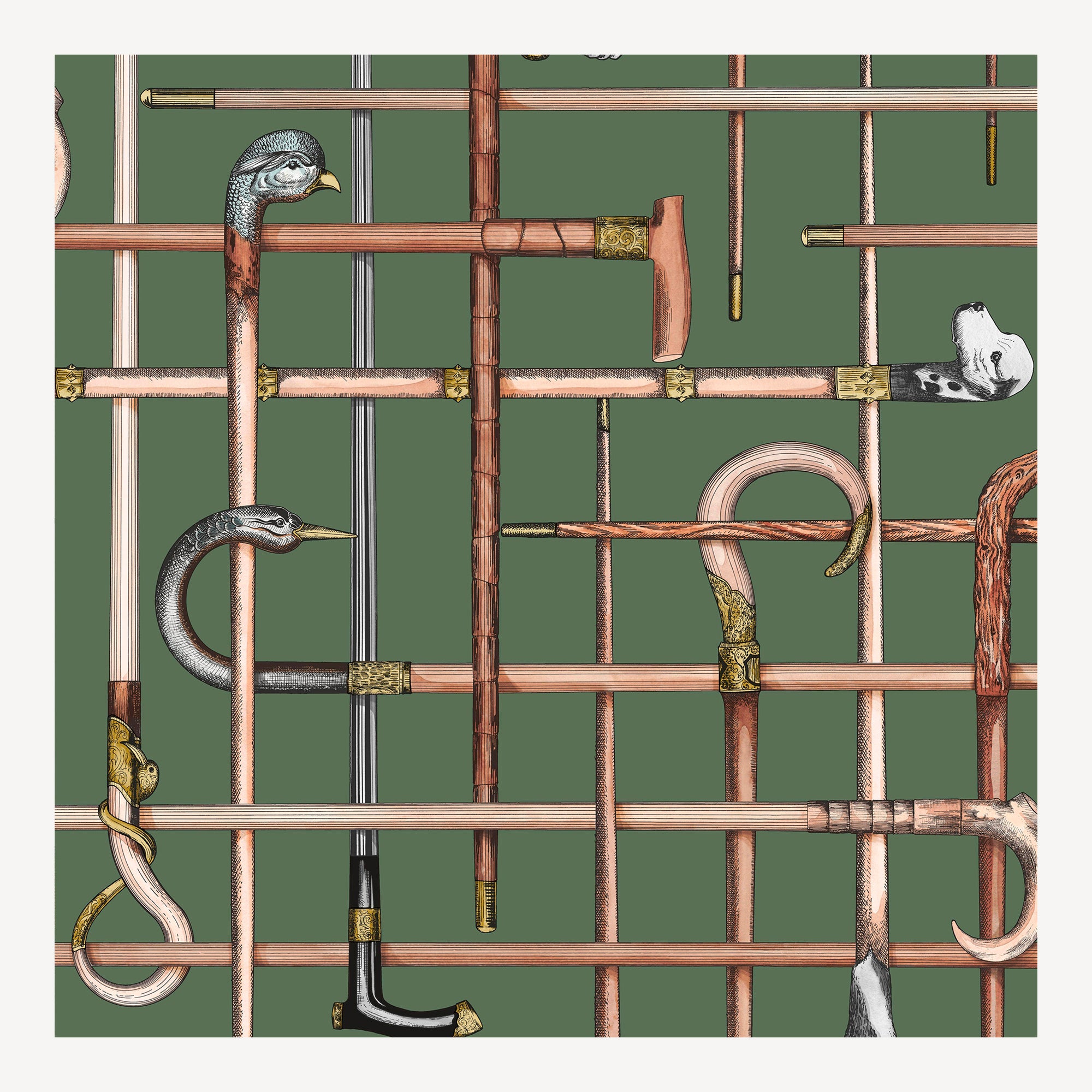 Carta da parati Bastoni 