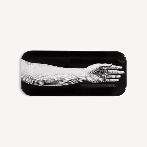 Tray Mano in White/Black | Fornasetti® – Fornasetti Store