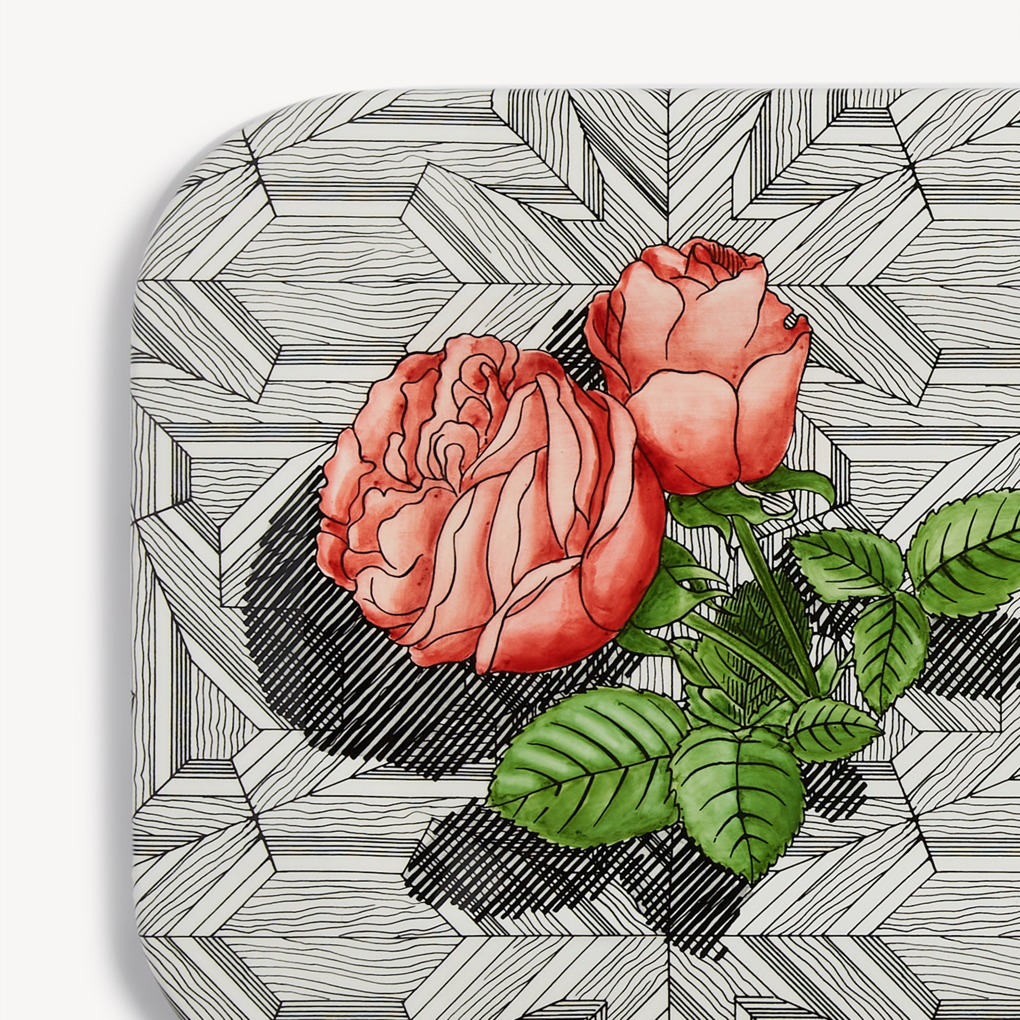 Tray Musciarabia con rose