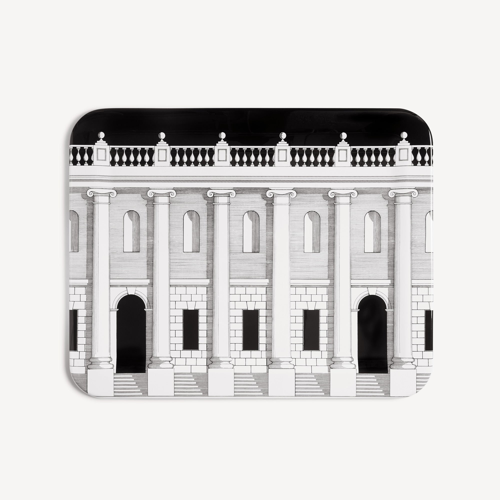 Vassoio Casa con colonne 