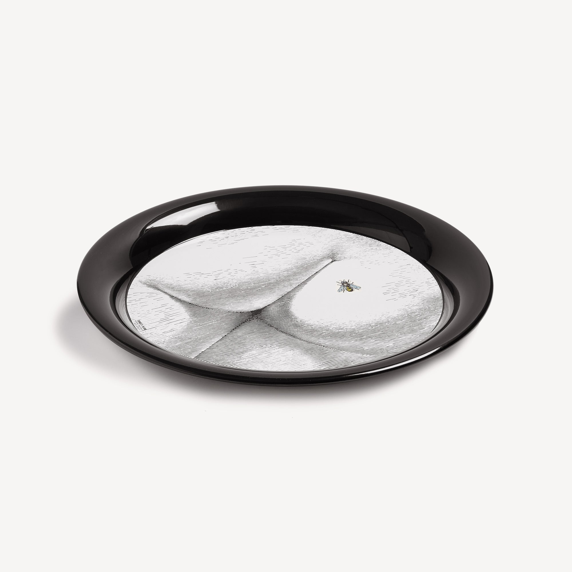 Tray Bee on my back in White/Black | Fornasetti® – Fornasetti Store