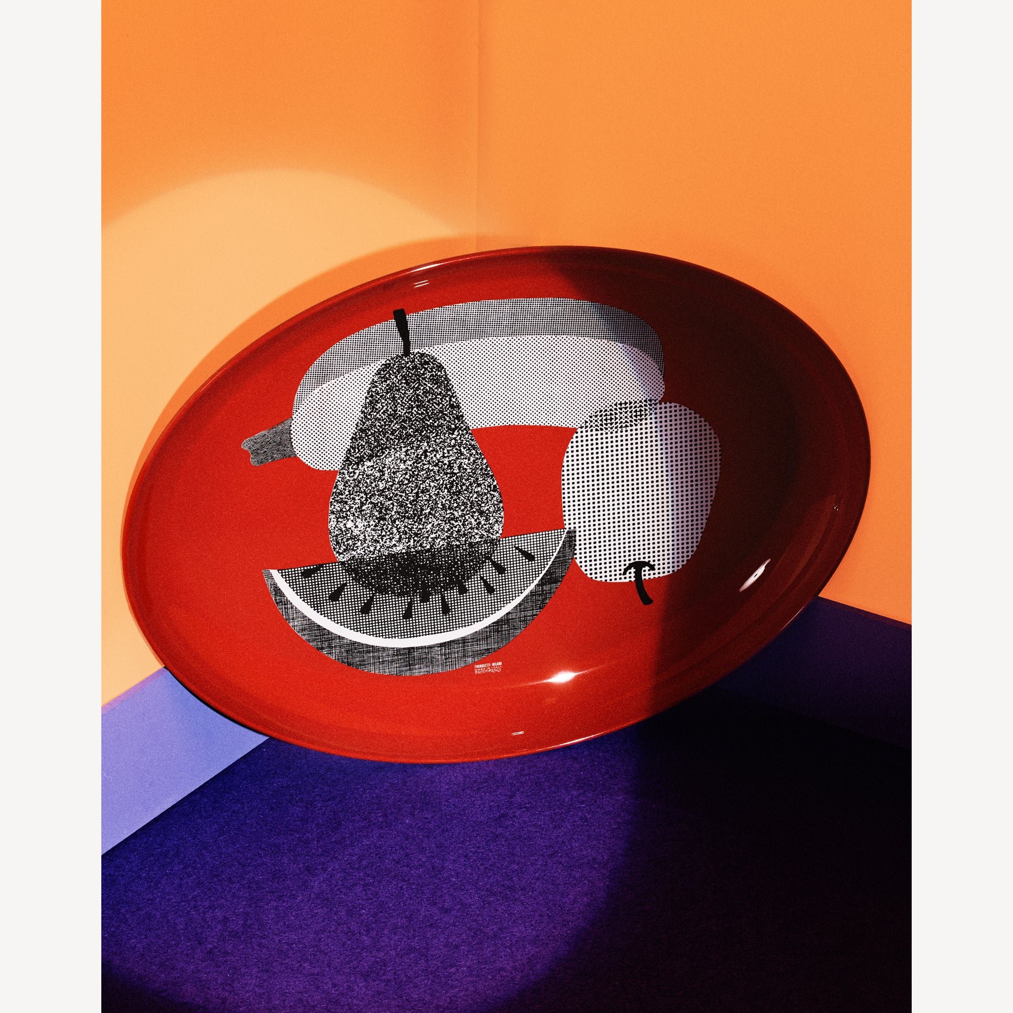 Plateau ovale Frutti e legumi retinati