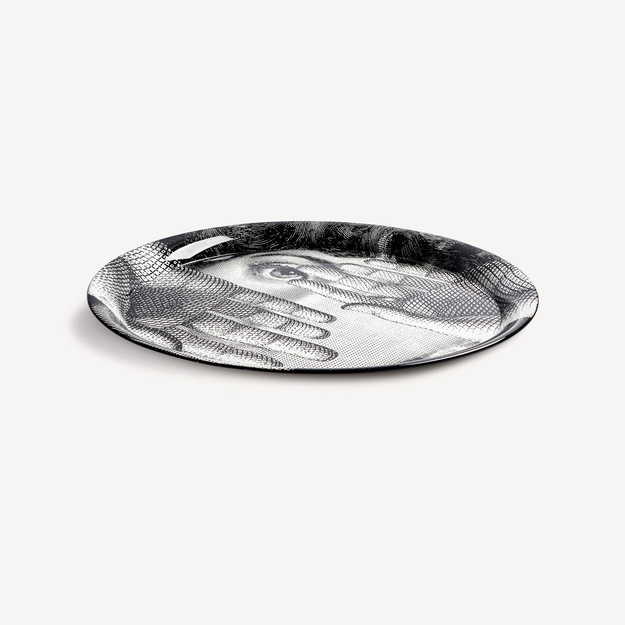 Tray Tema e Variazioni n. 154 in White/Black | Fornasetti