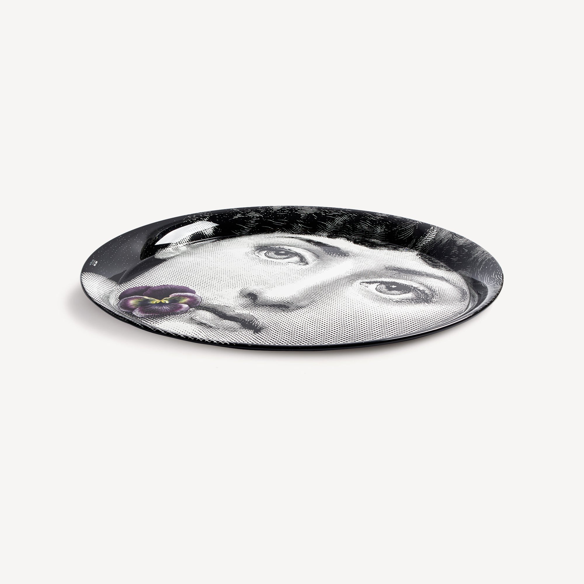 Tray Tema e Variazioni n. 137 in White/Black/Multicolour
