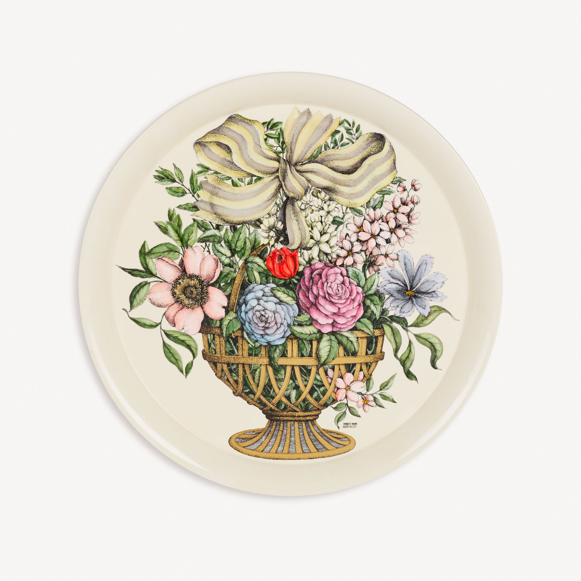 Plateau rond Cesto d’oro