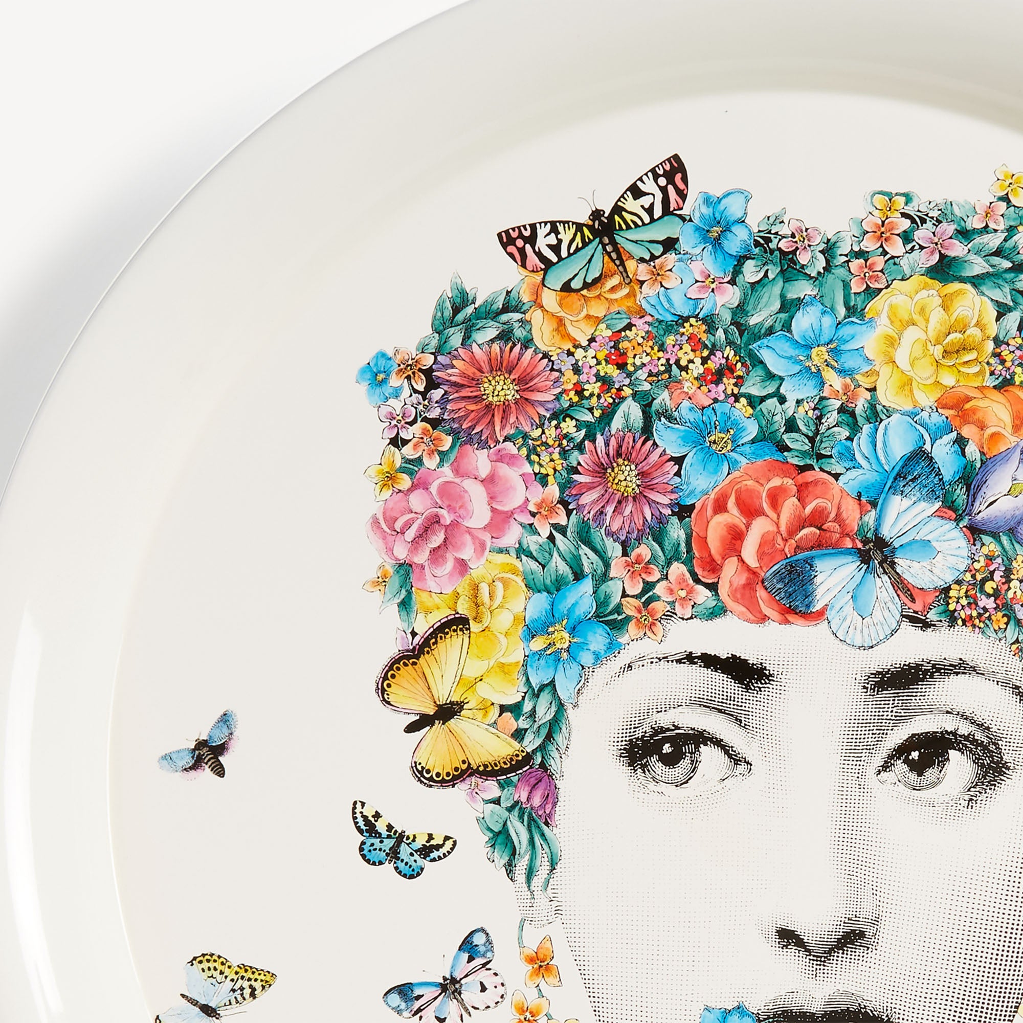 Tray Fior di Lina in Multicolour | Fornasetti® – Fornasetti Store