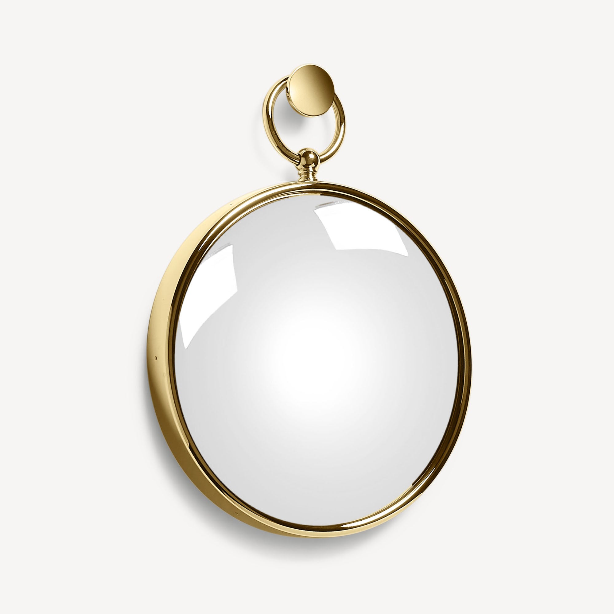 Magic convex mirror with ring