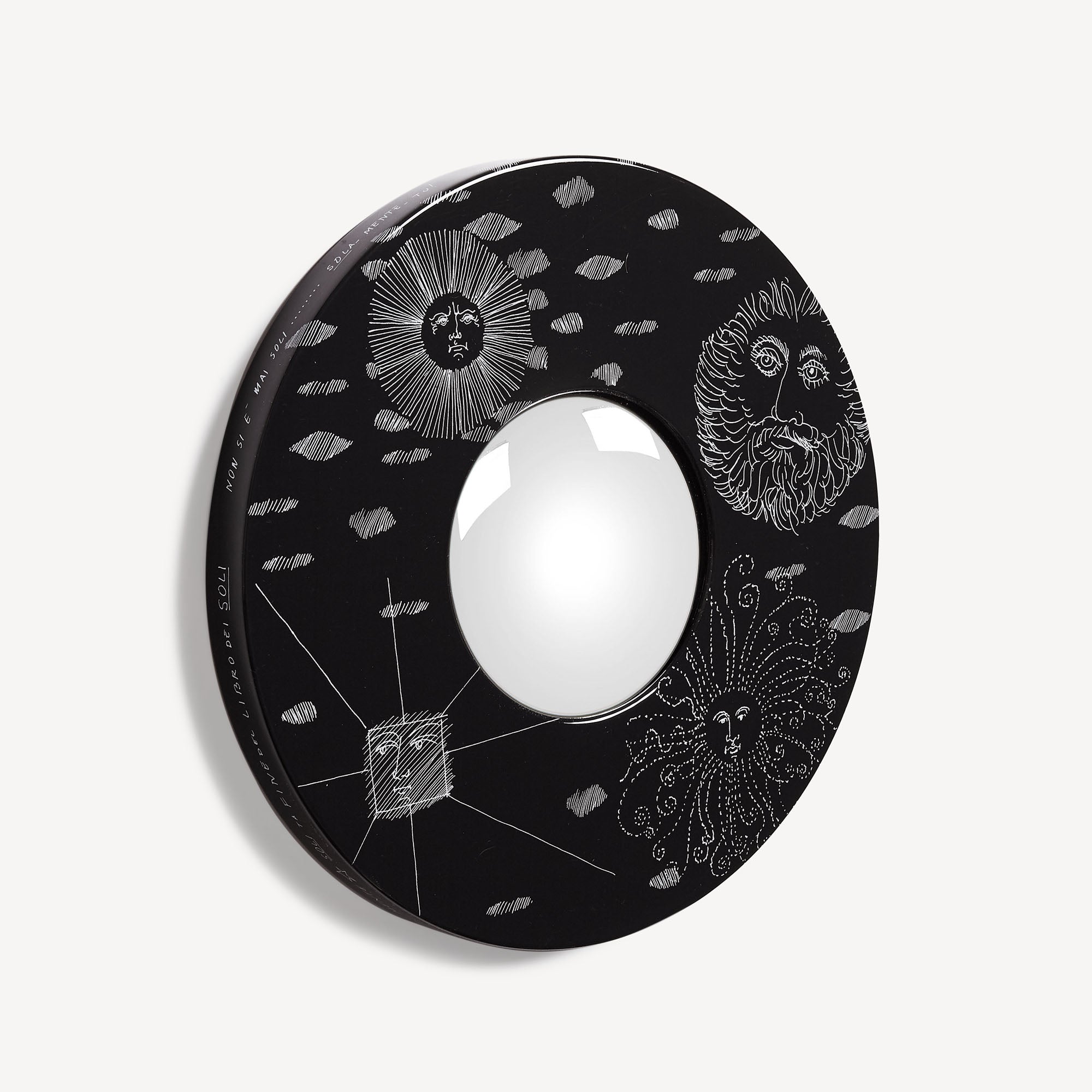 Frame with convex mirror Solitario