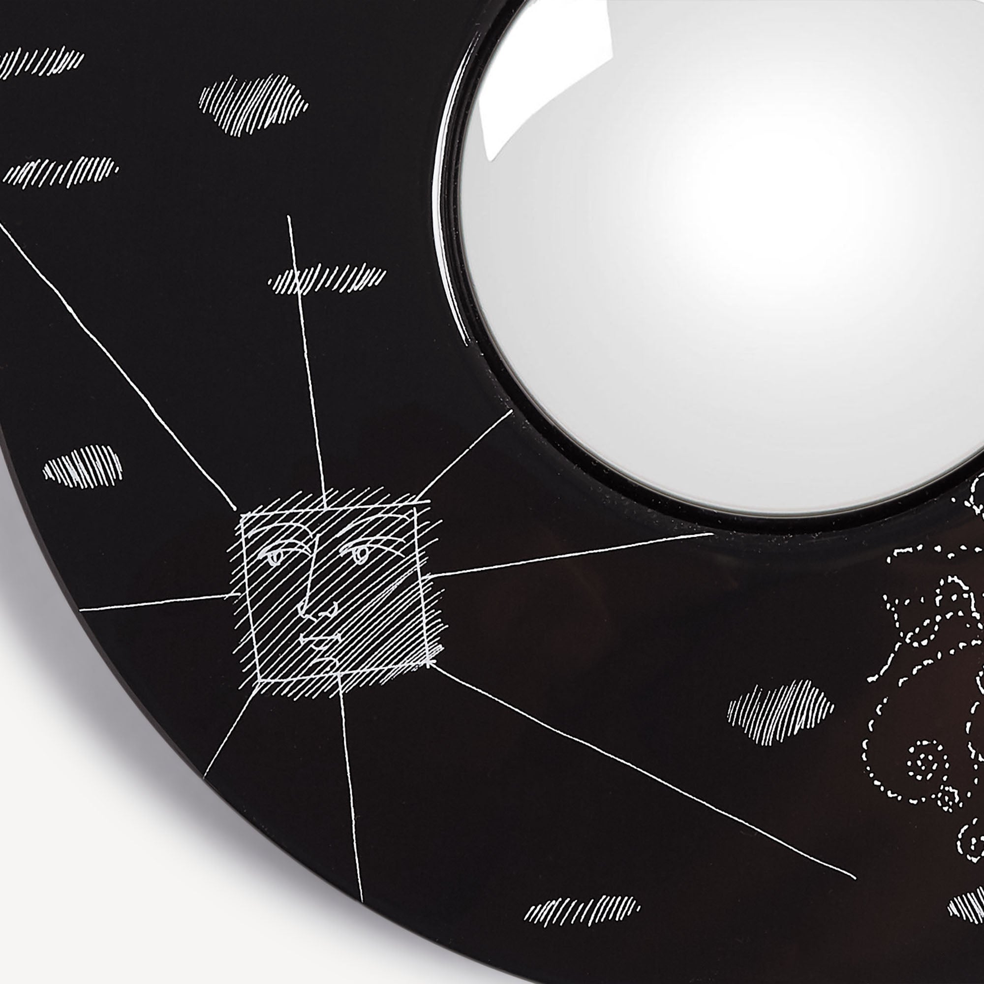 Frame with convex mirror Solitario