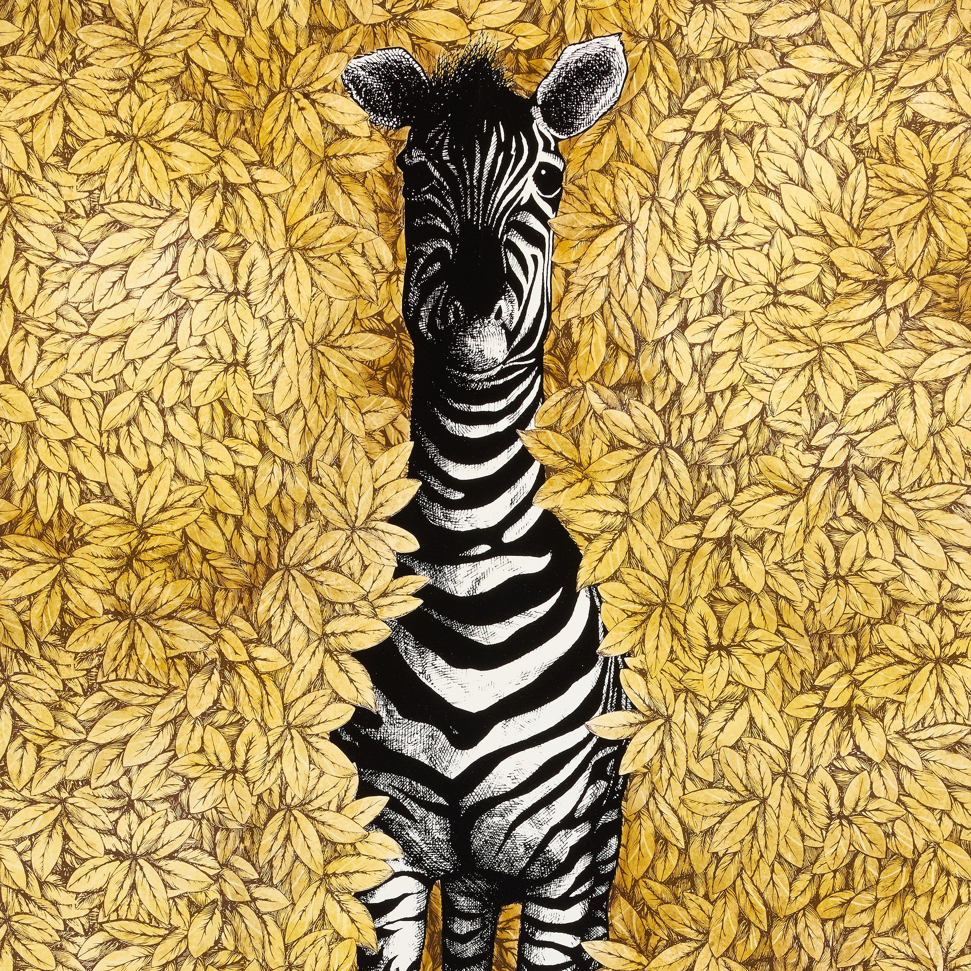 Decorative panel Zebra