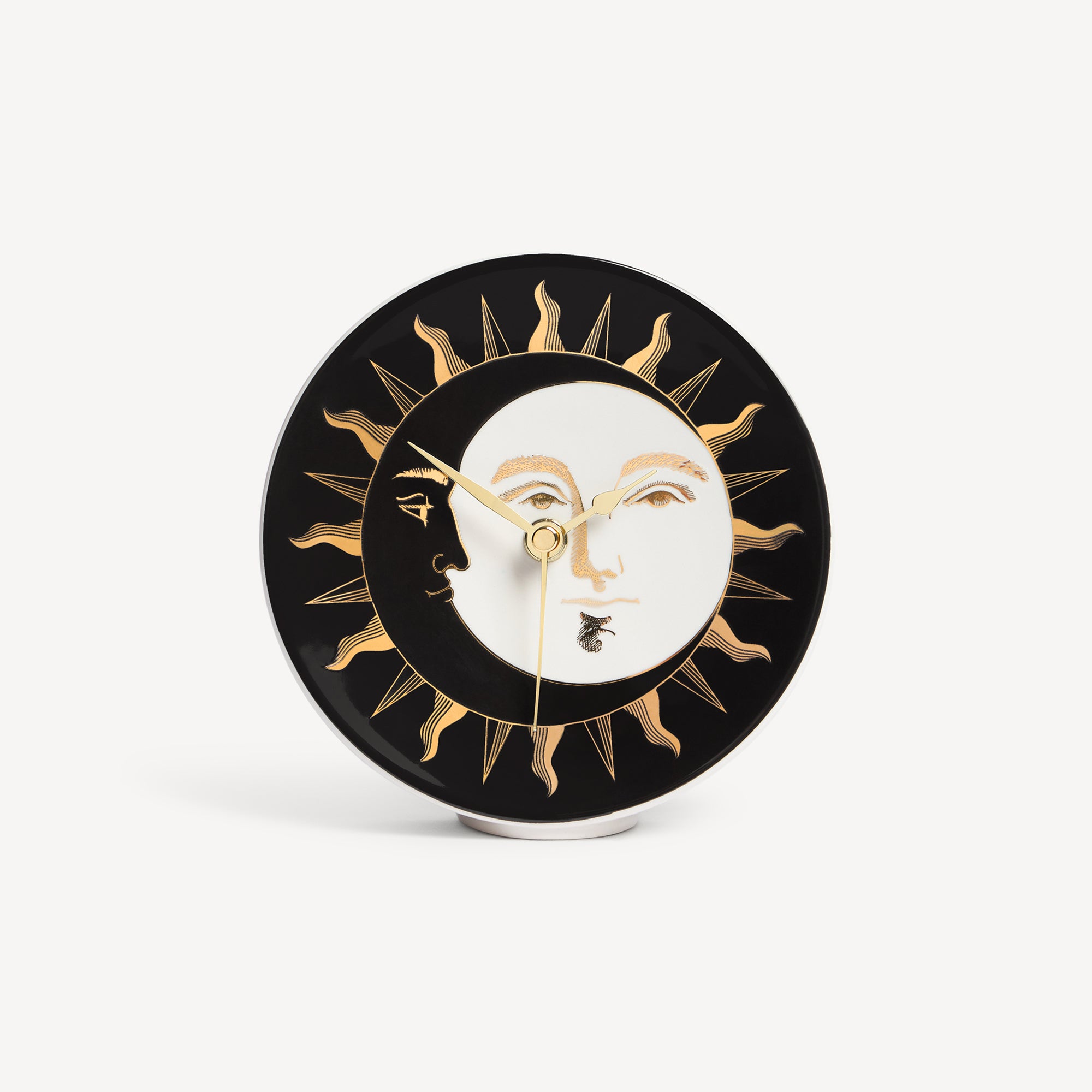 fornasetti 顔デザイン 掛時計 wall clock viso black white in STOCK