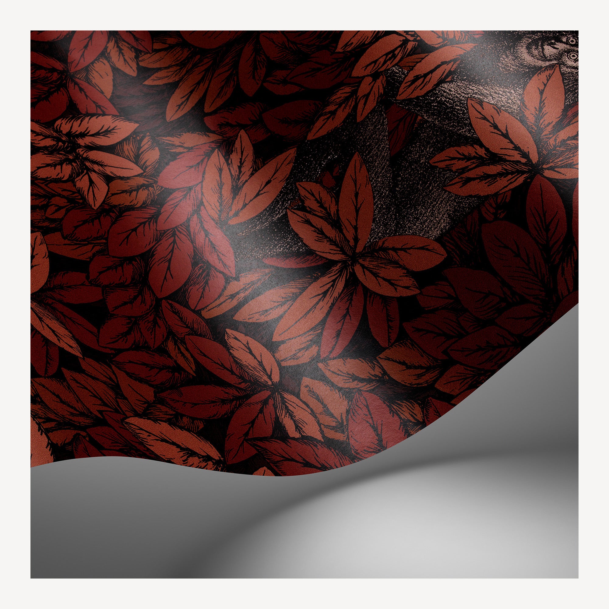 Wallpaper Foglie e Scimmie