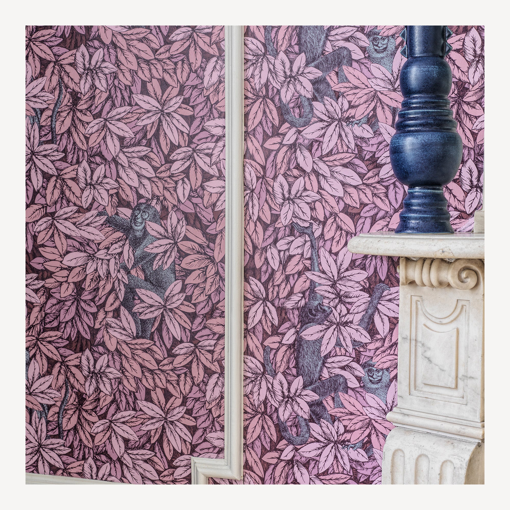 Papier peint Foglie e Scimmie