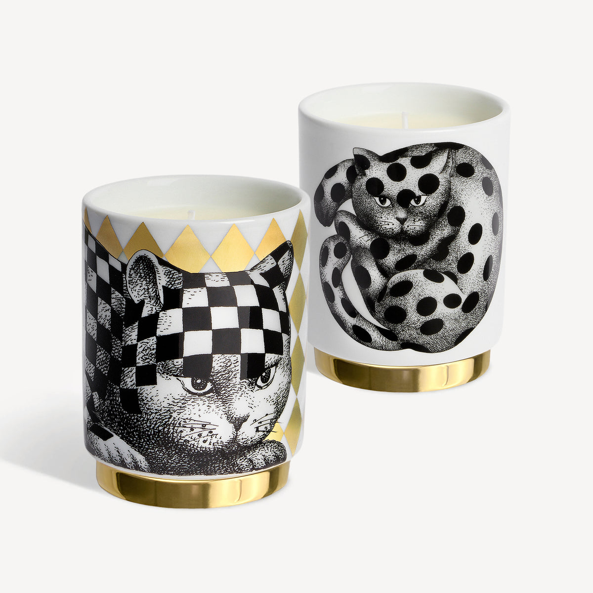Set 2 scented candles - High Fidelity - Immaginazione fragrance
