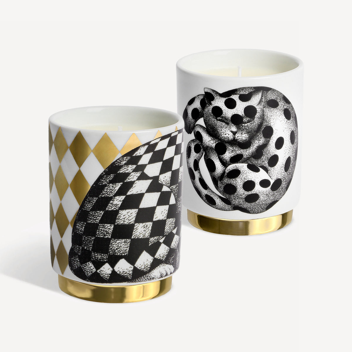 Set 2 scented candles - High Fidelity - Immaginazione fragrance