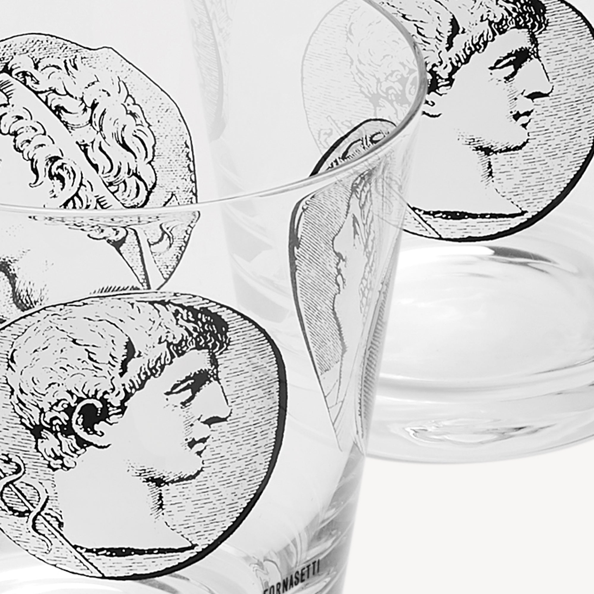 6 Water Glasses Set Cammei