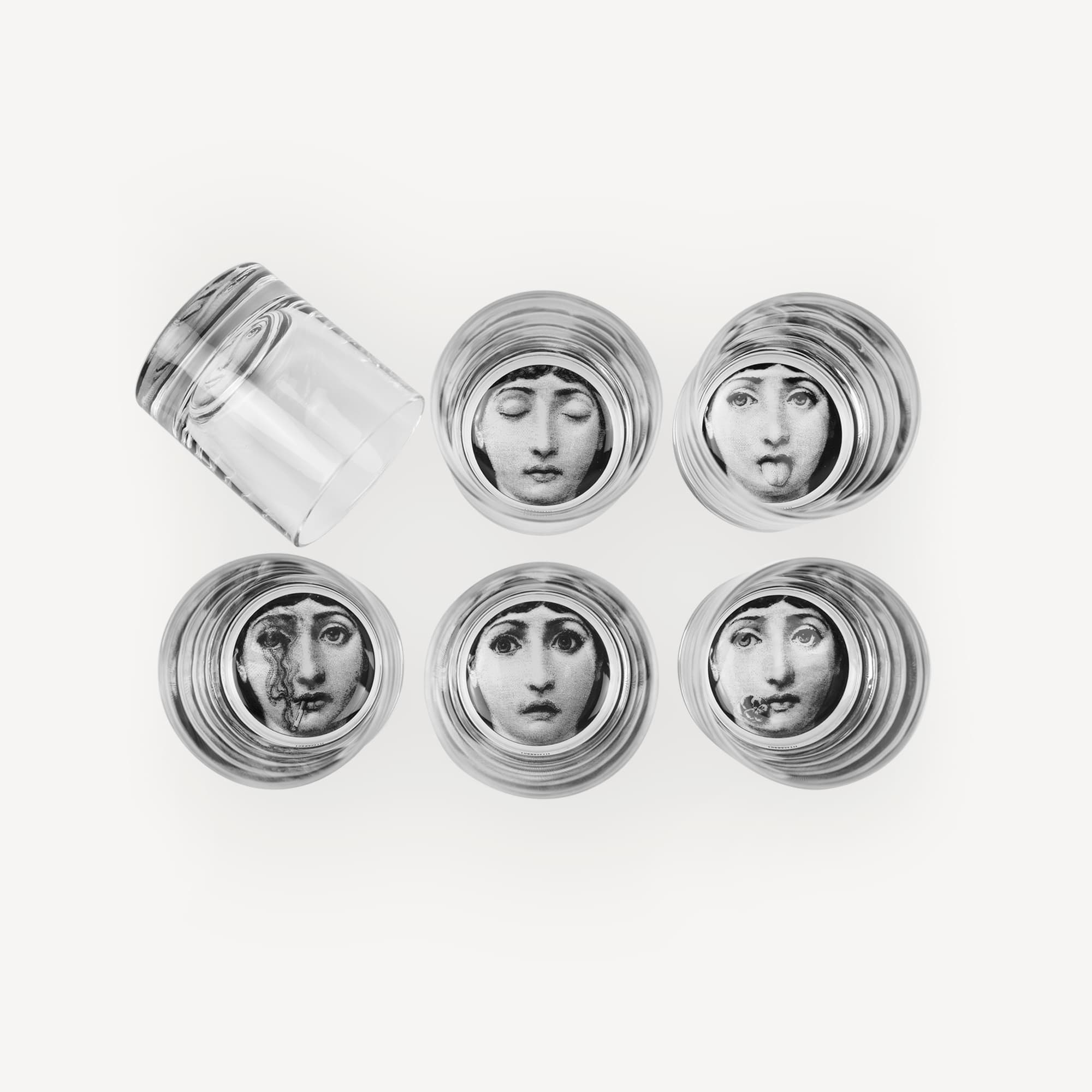 6 glasses set Tema e Variazioni