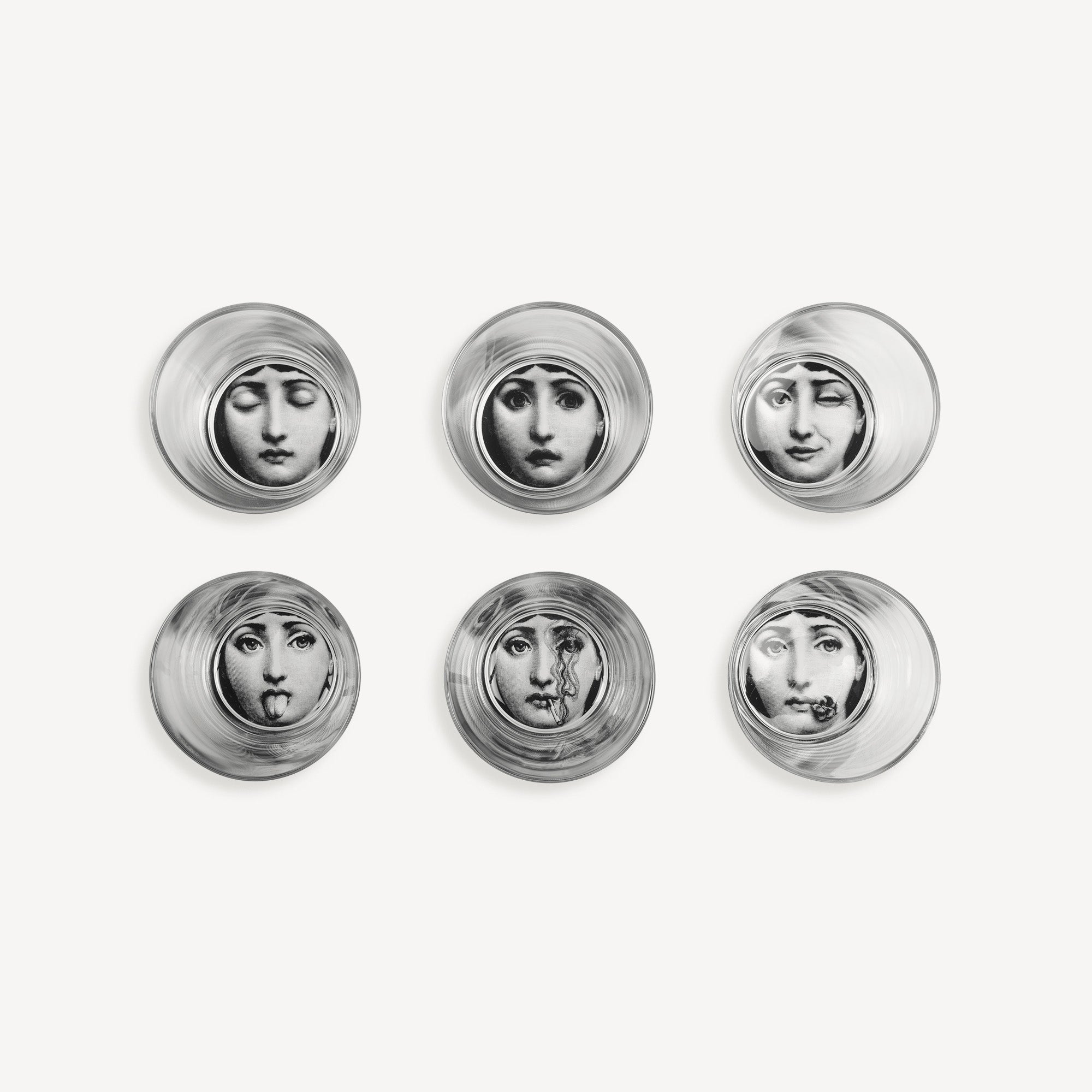 6 glasses set Tema e Variazioni