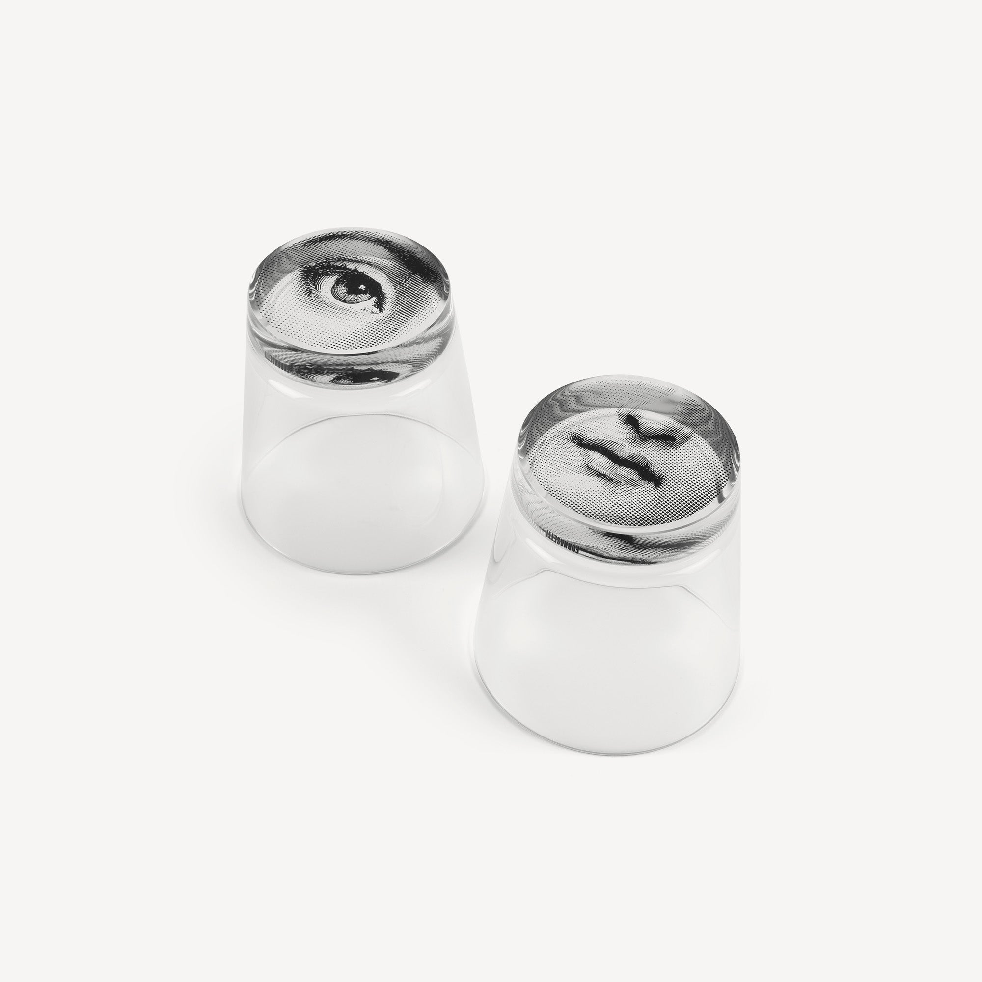 2 glasses set Occhio e Bocca