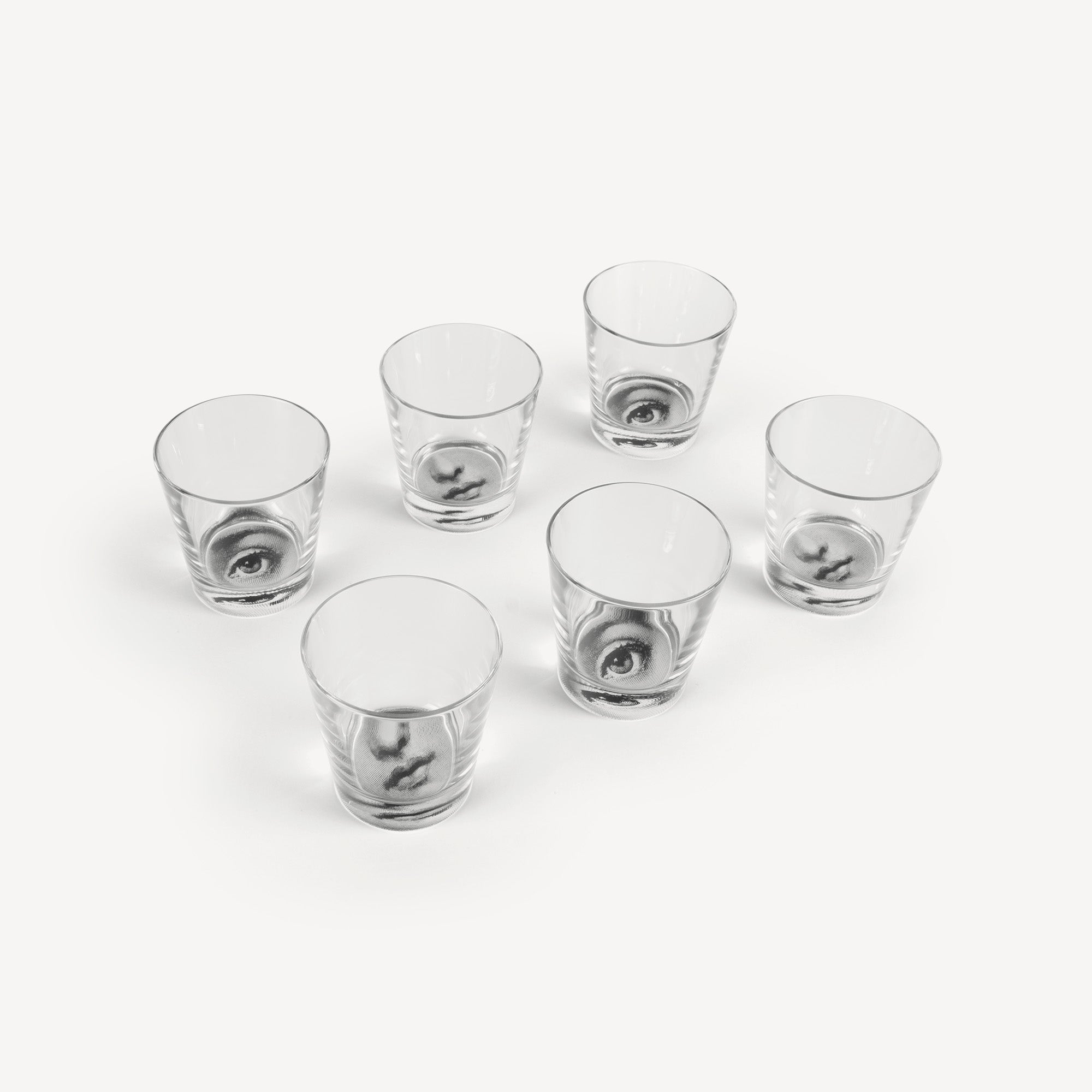 6 glasses set Occhio e Bocca