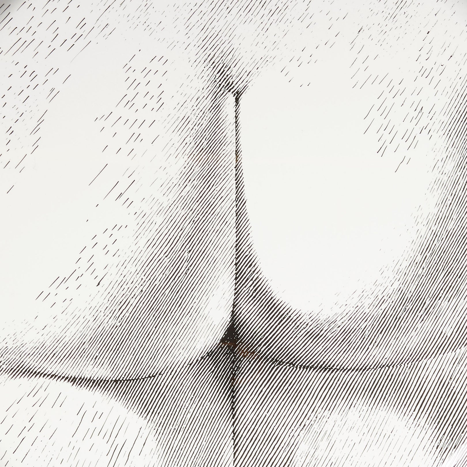 Extreme close-up of cushion padding and stitching