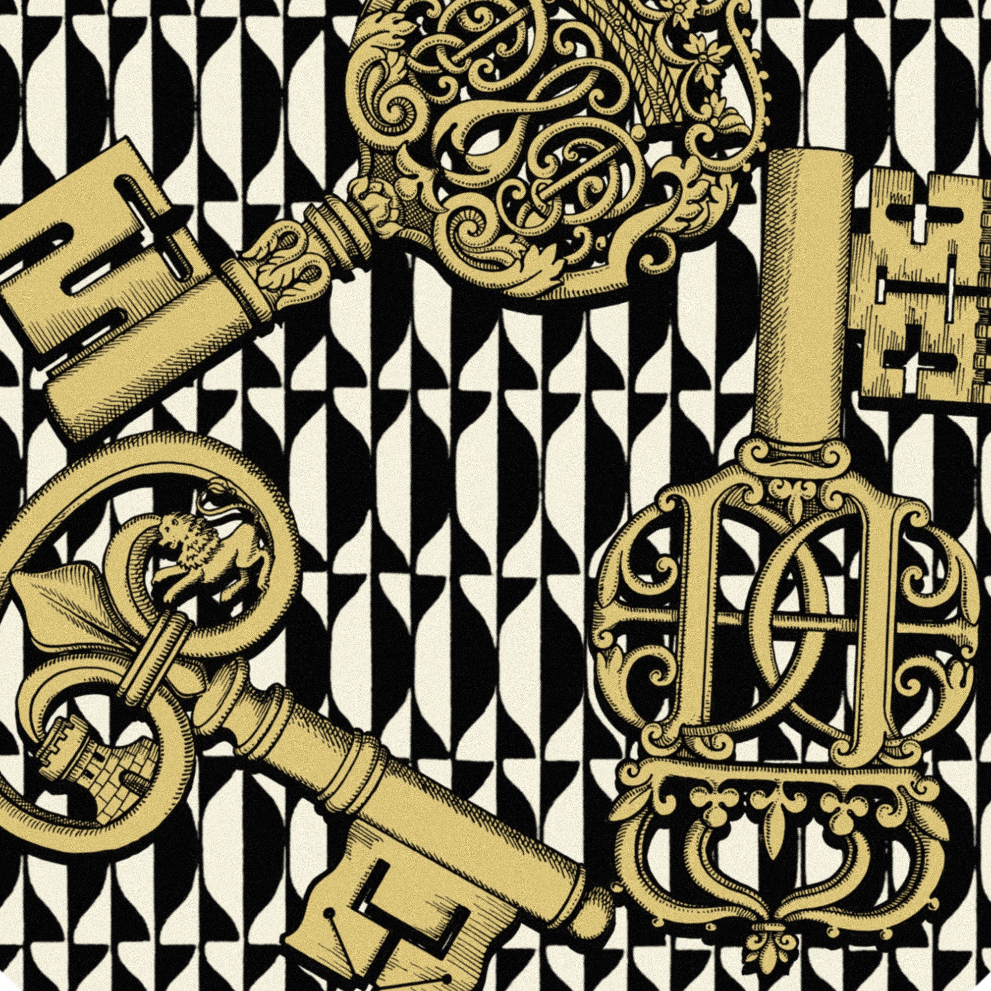 Tabouret Chiavi e Losanghe