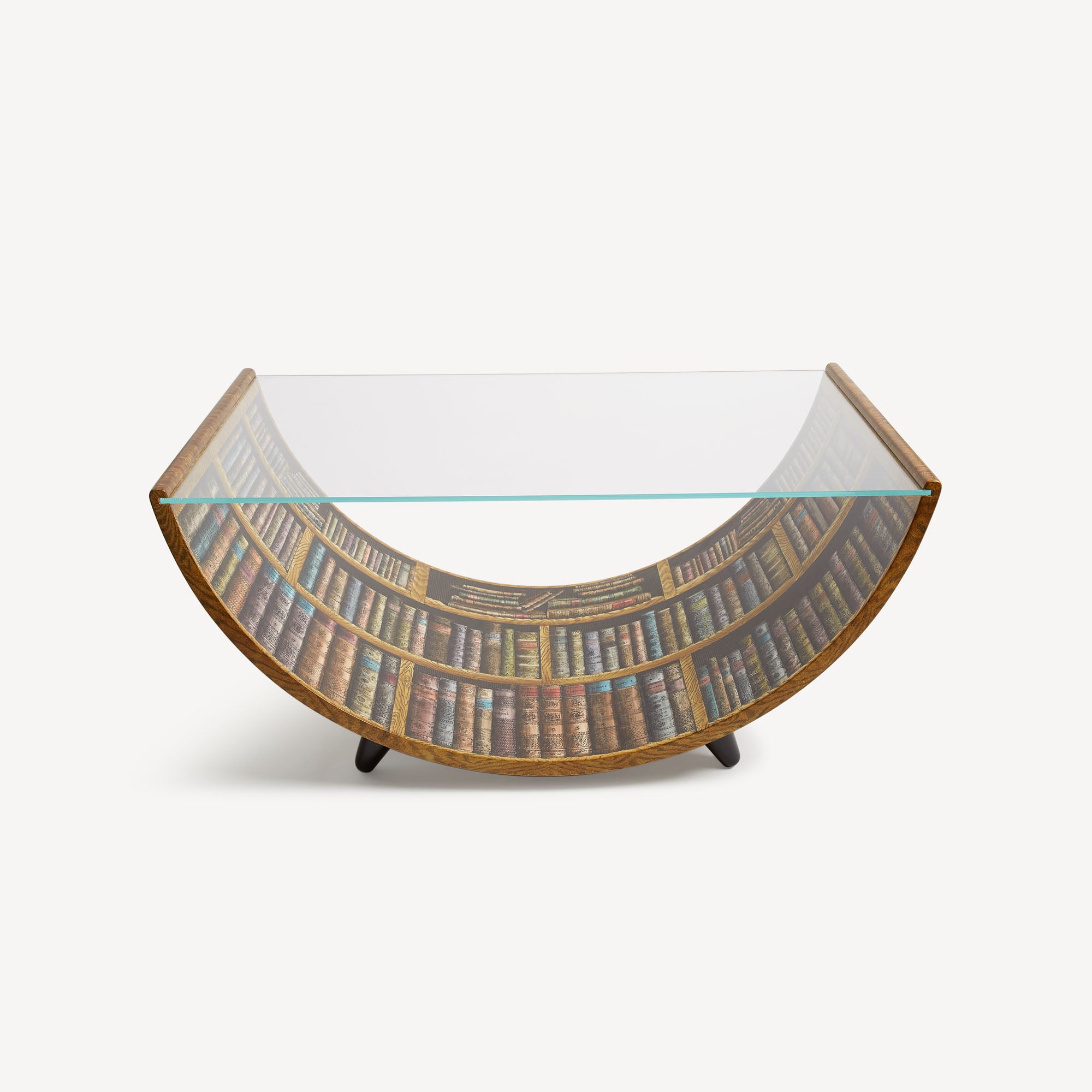 Curved table Libri