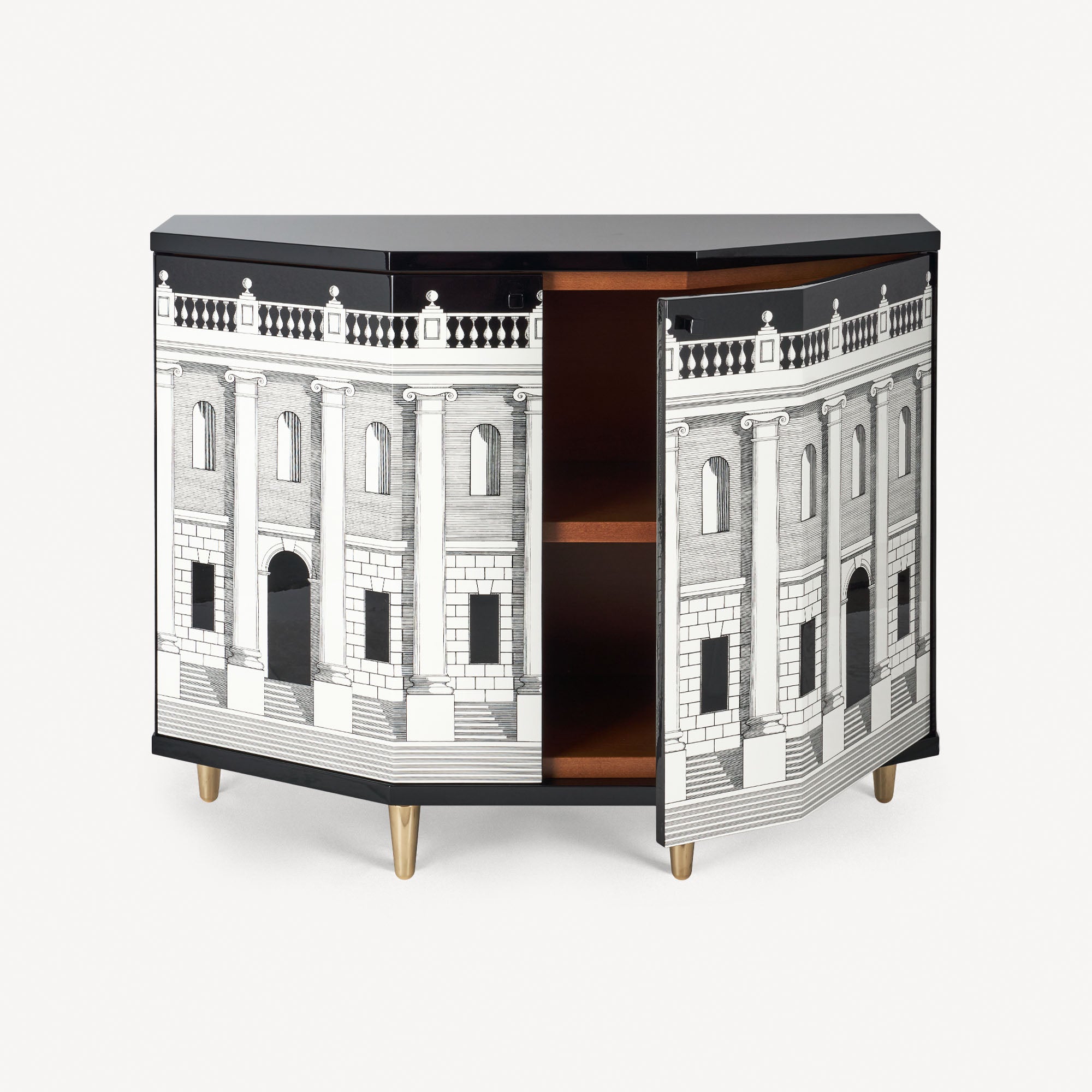 Small cabinet polyhedric Casa con Colonne