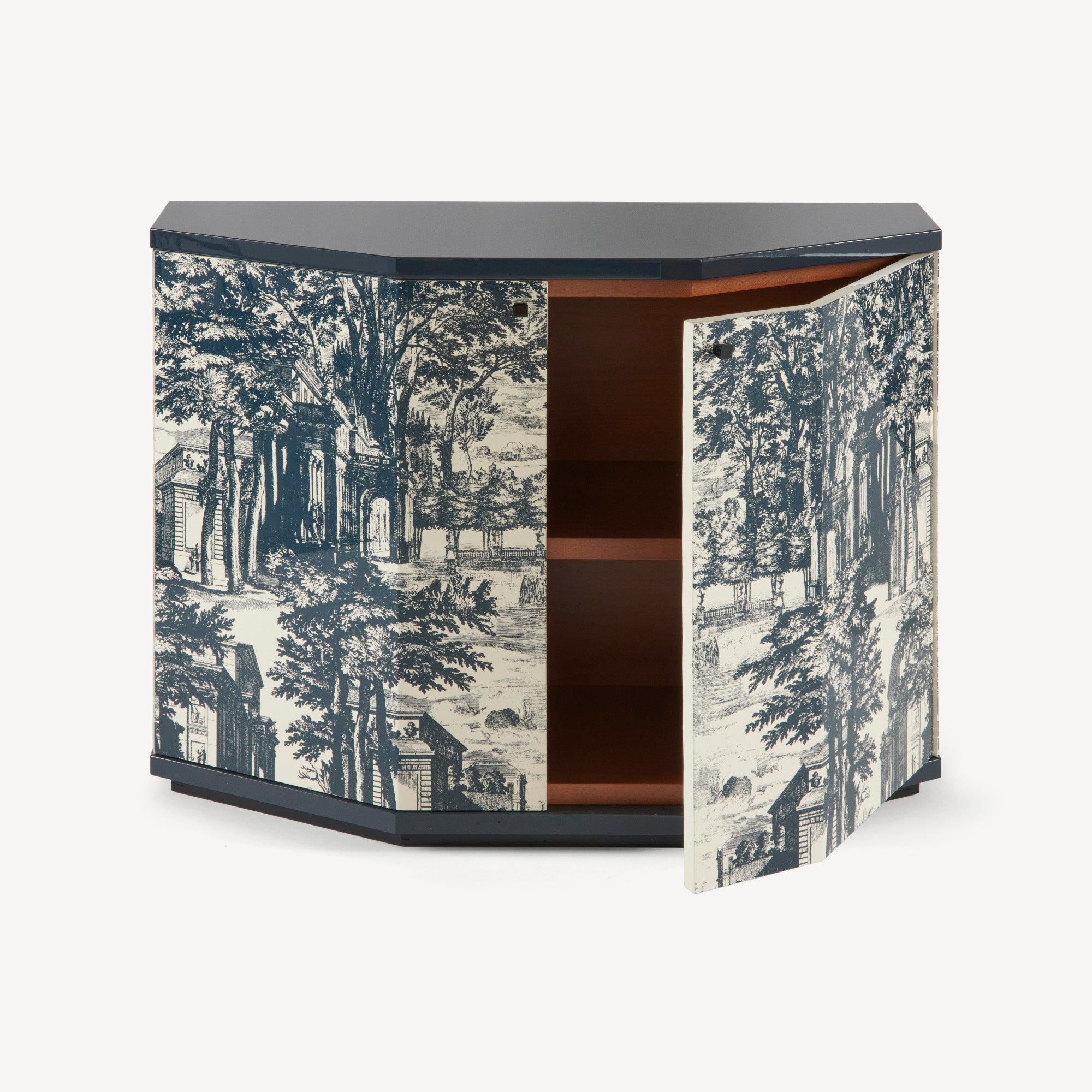 Small cabinet polyhedric Giardino Settecentesco