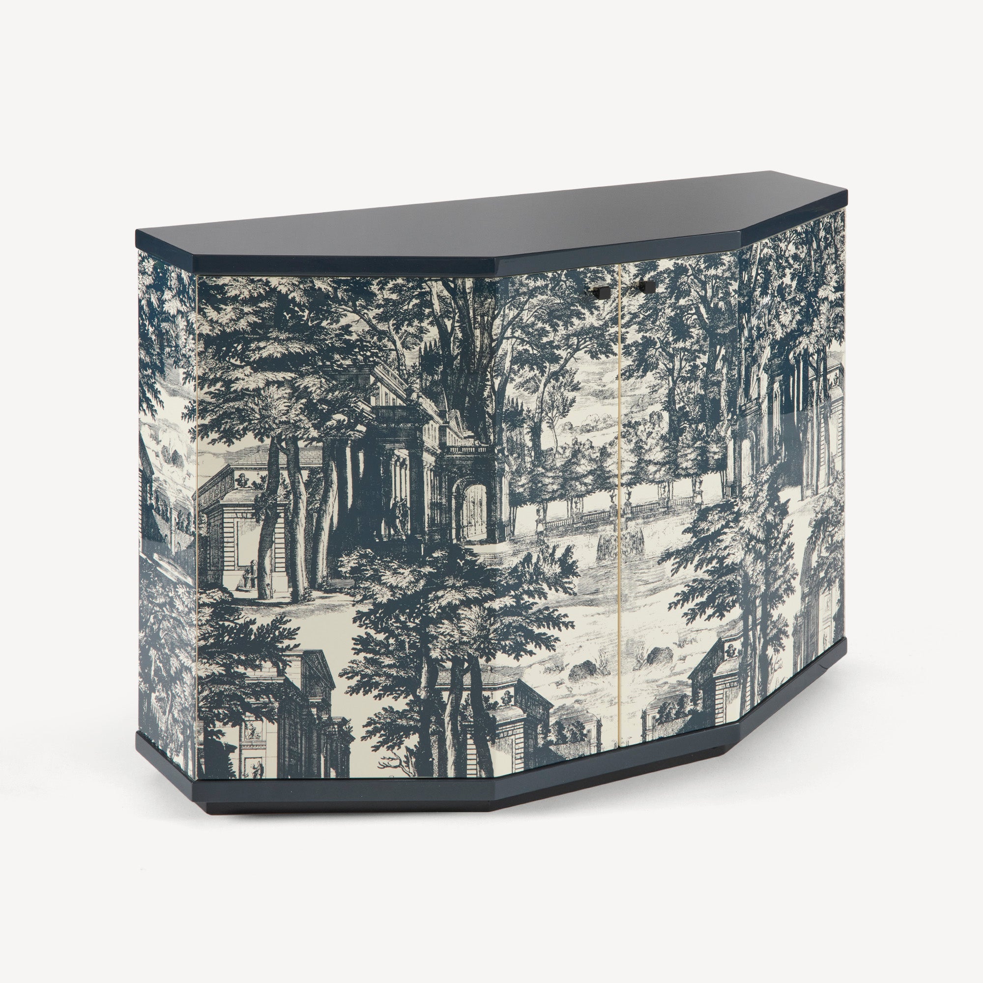 Small cabinet polyhedric Giardino Settecentesco
