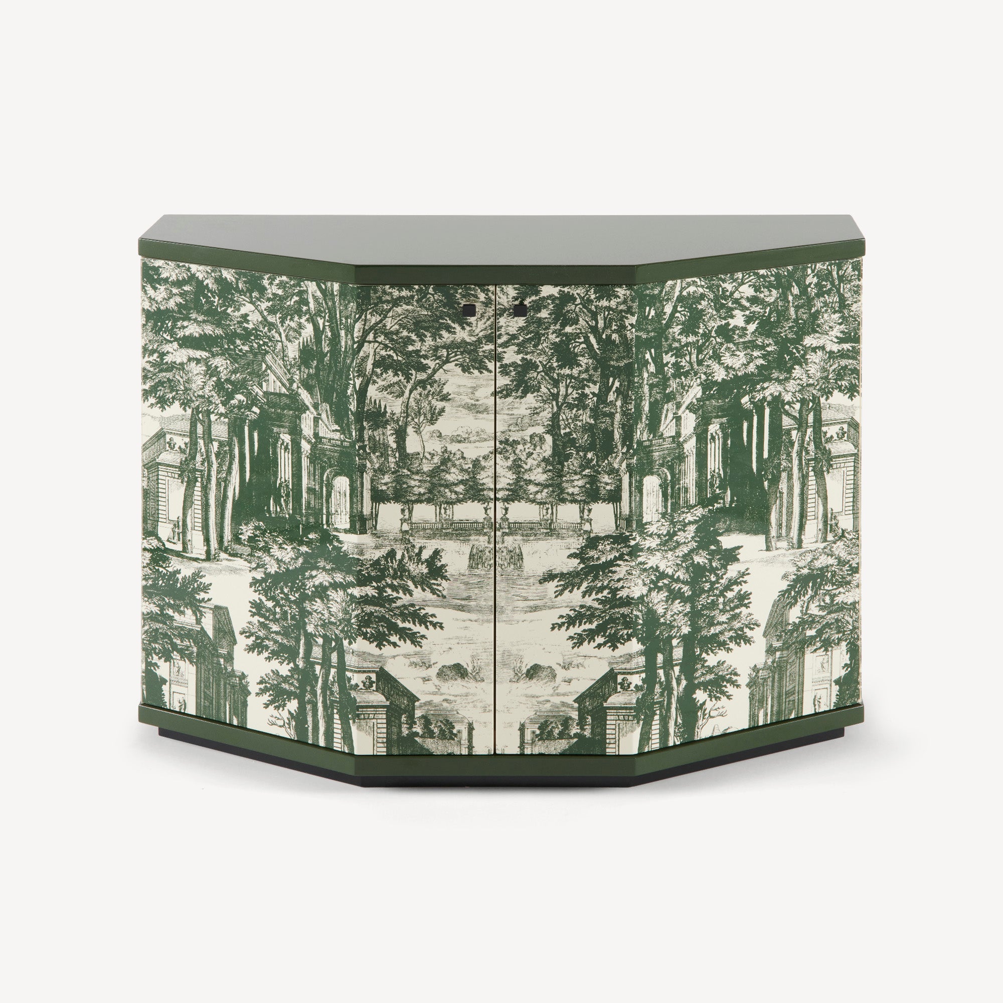Small cabinet polyhedric Giardino Settecentesco