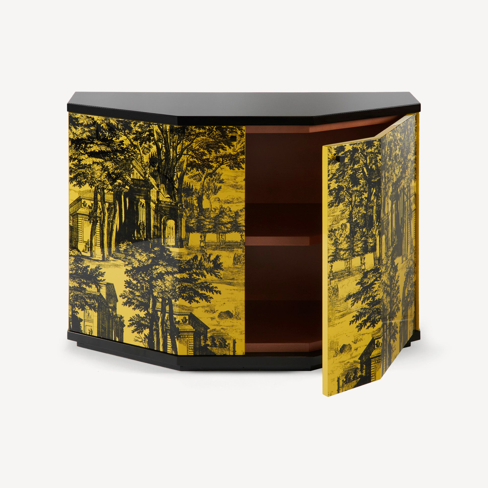 Small cabinet polyhedric Giardino Settecentesco