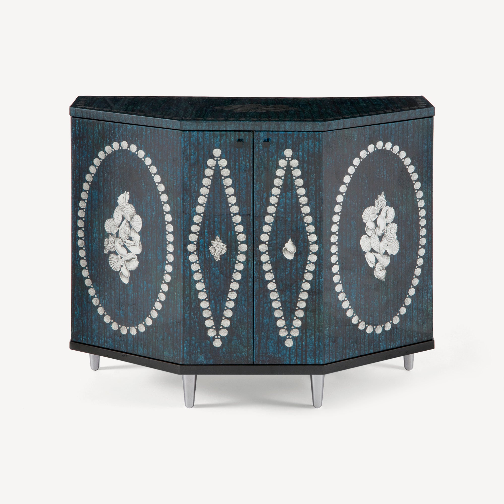 Small cabinet polyhedric Giro di conchiglie