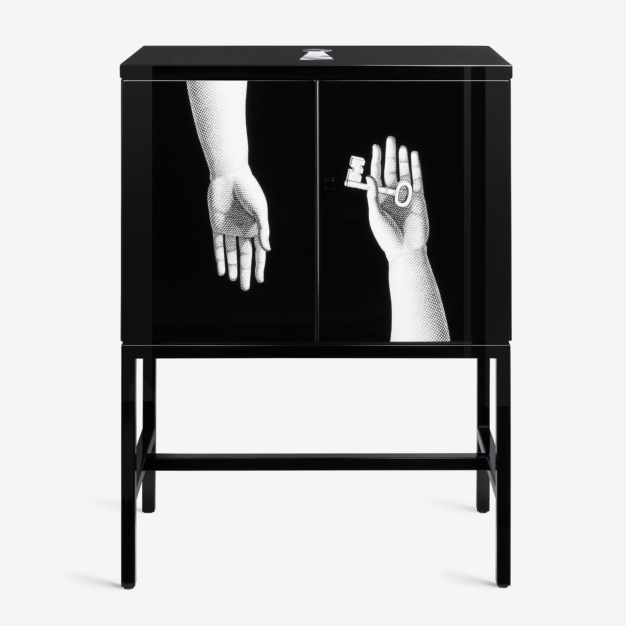 Petit Cabinet sur pieds Mani con Chiave e Serratura