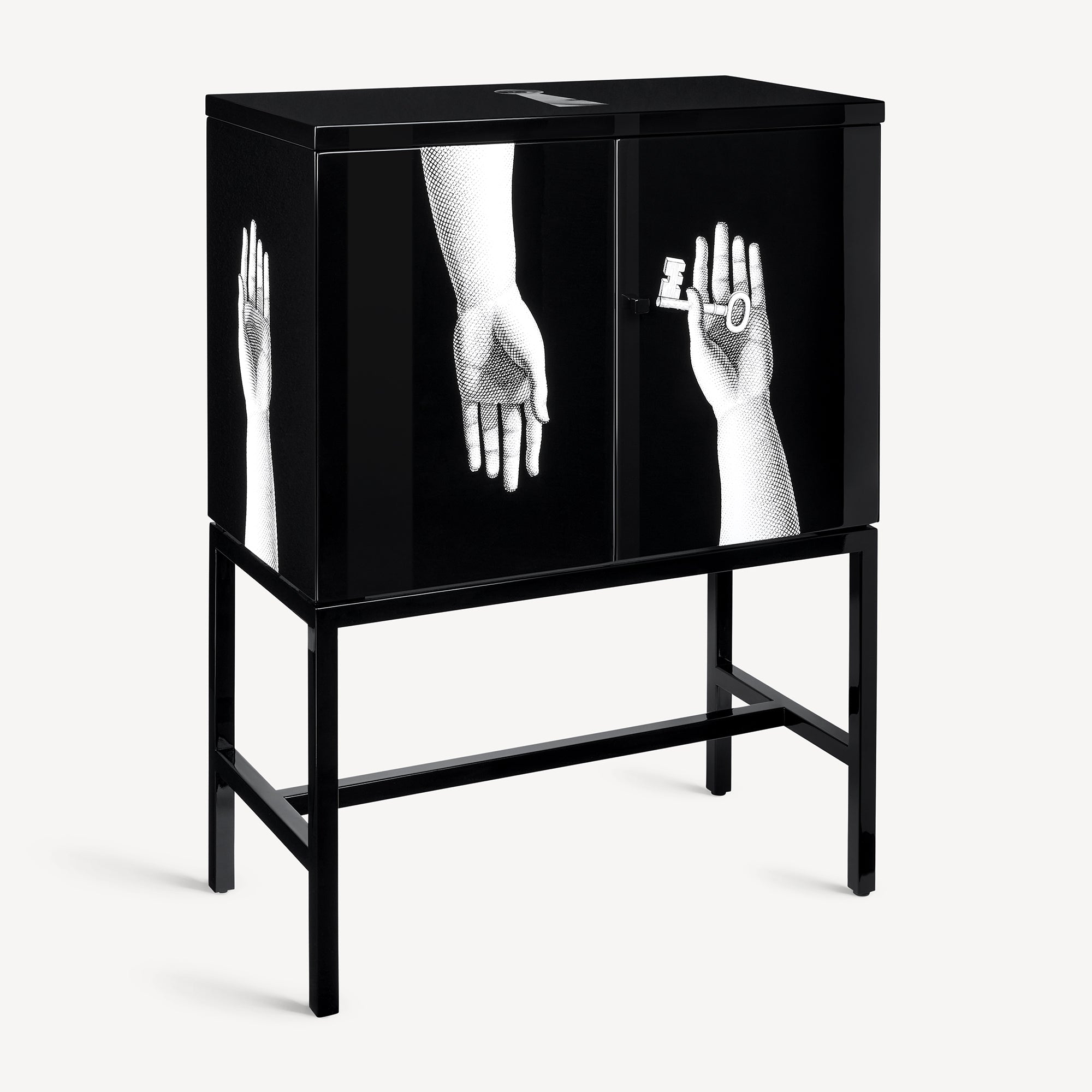 Petit Cabinet sur pieds Mani con Chiave e Serratura