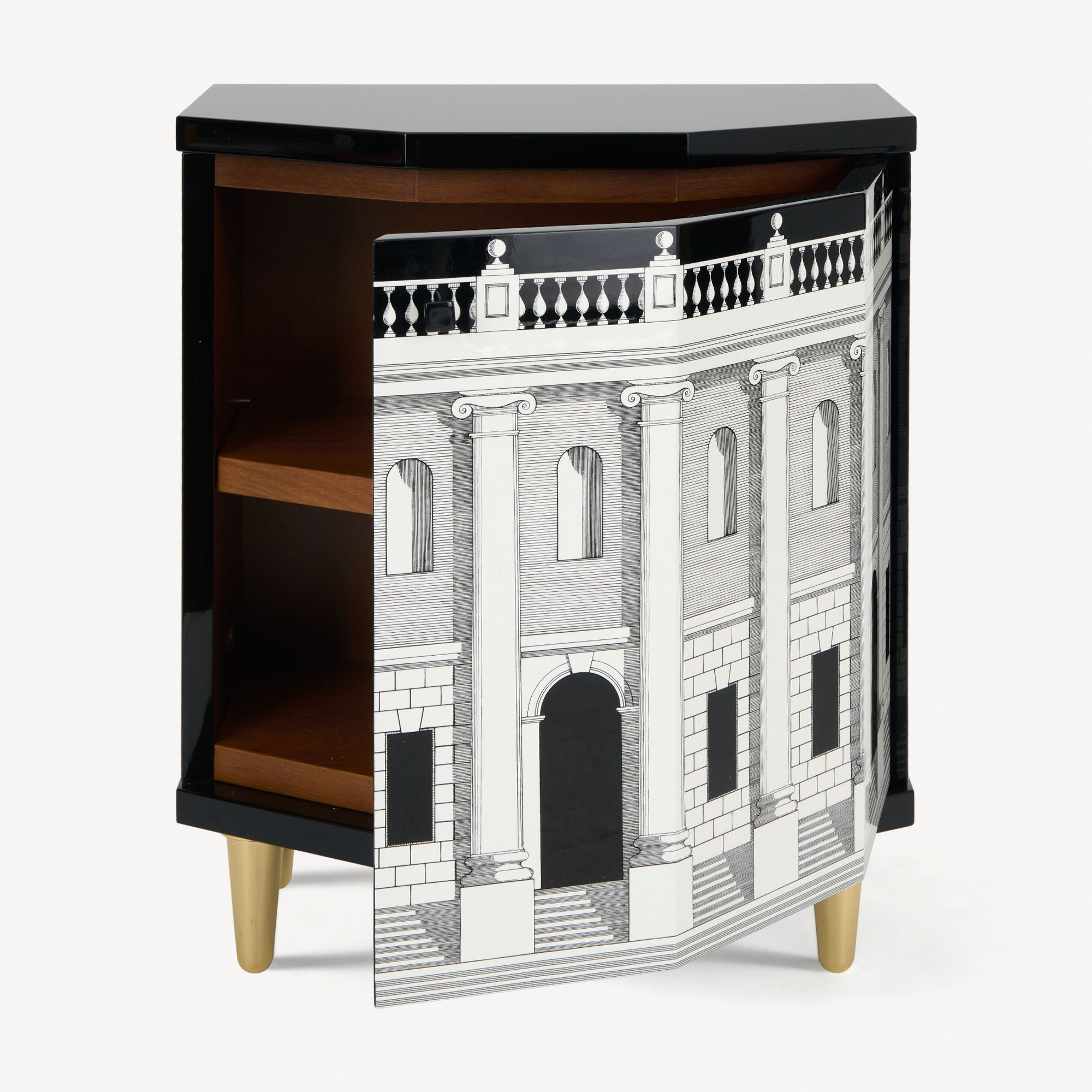 Polyhedric bedside table Casa con Colonne
