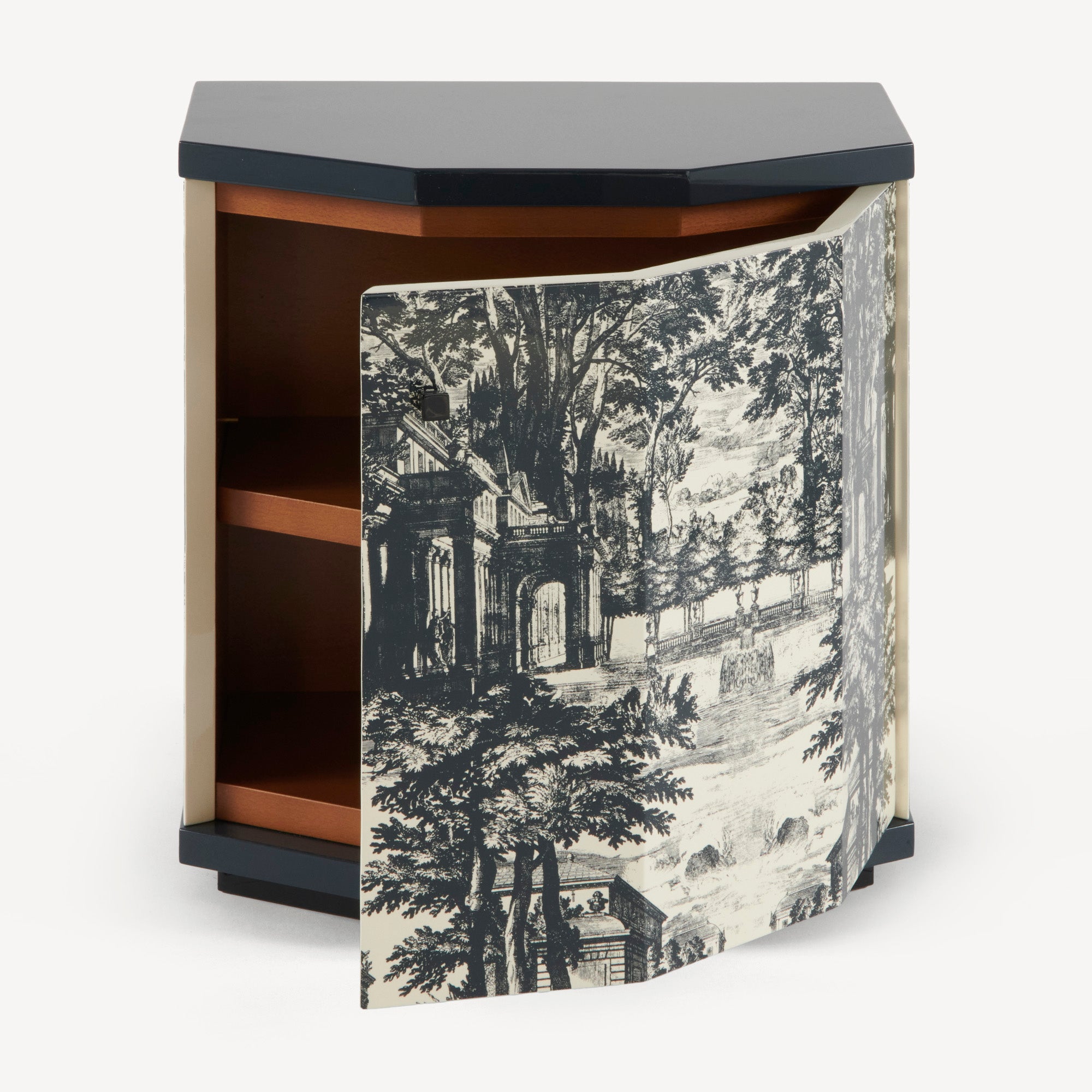 Night stand polyhedric Giardino Settecentesco