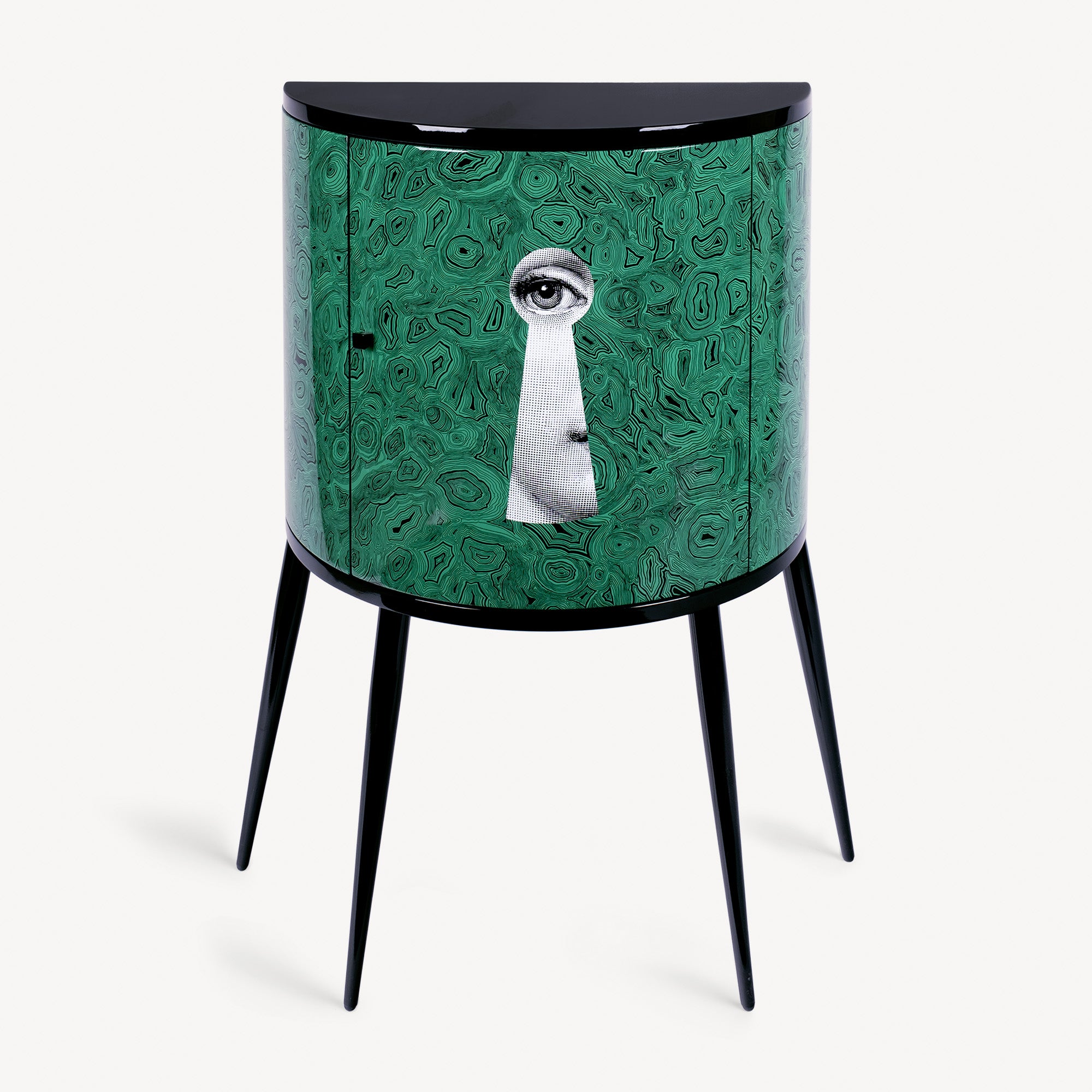 Console Serratura su Malachite