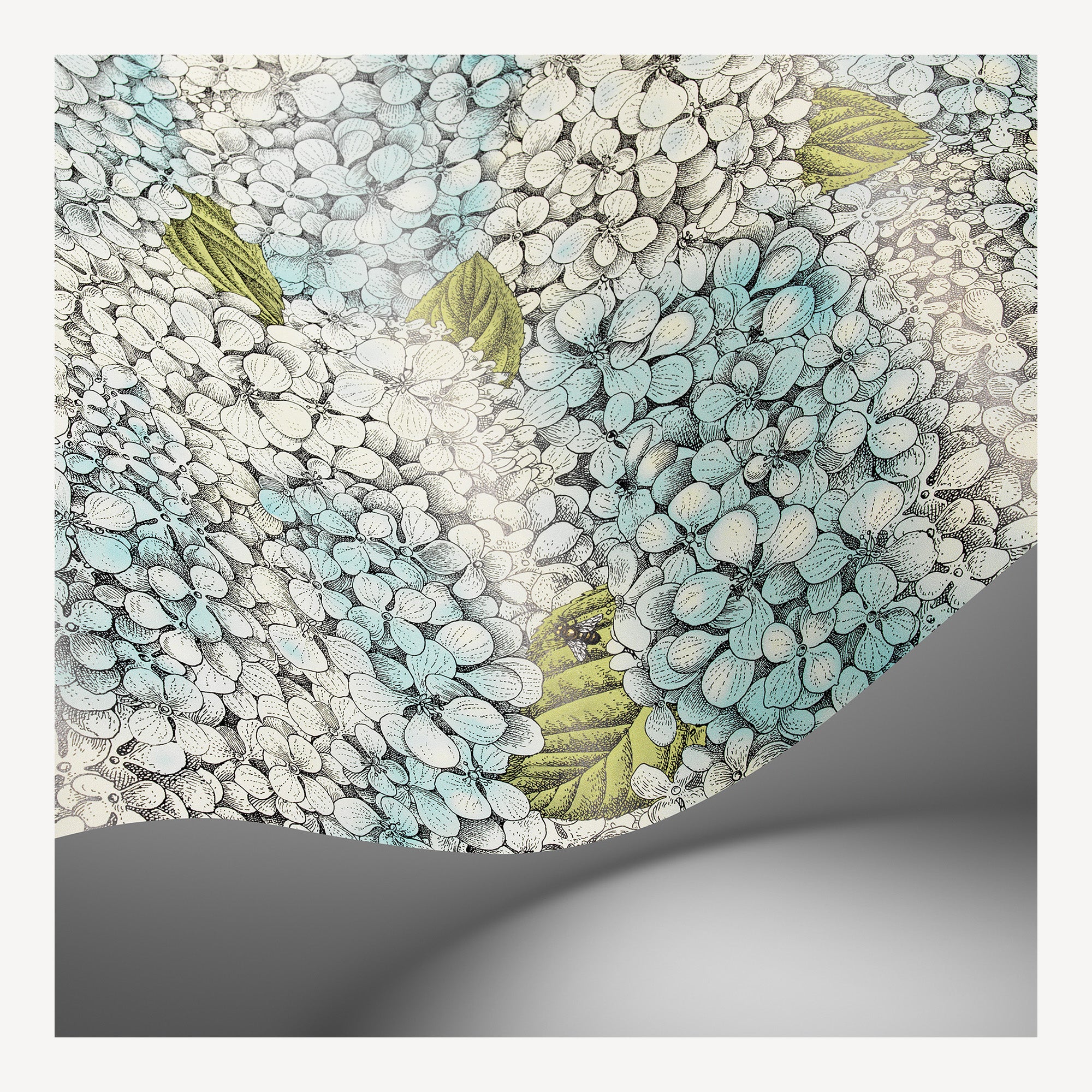 Carta da parati Ortensia