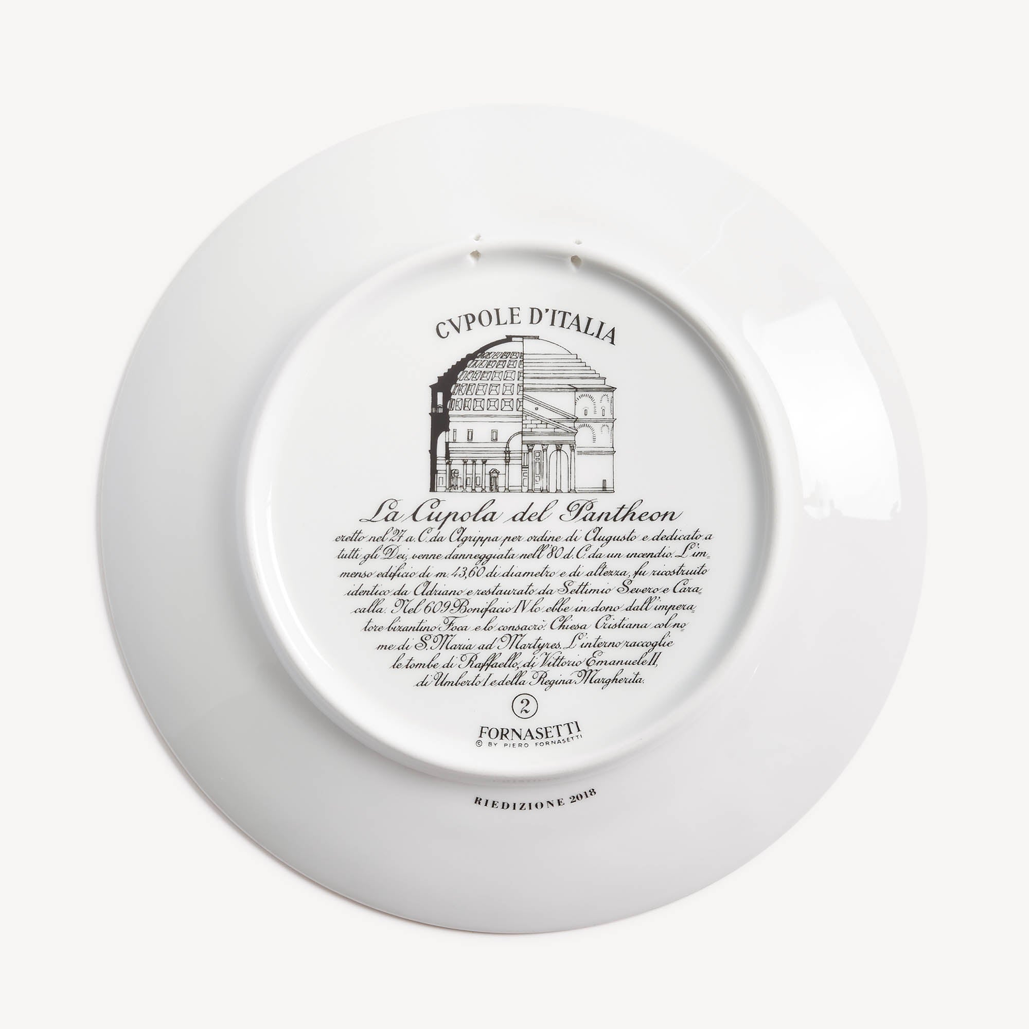 Assiette Cupola Panthéon (Rome) 