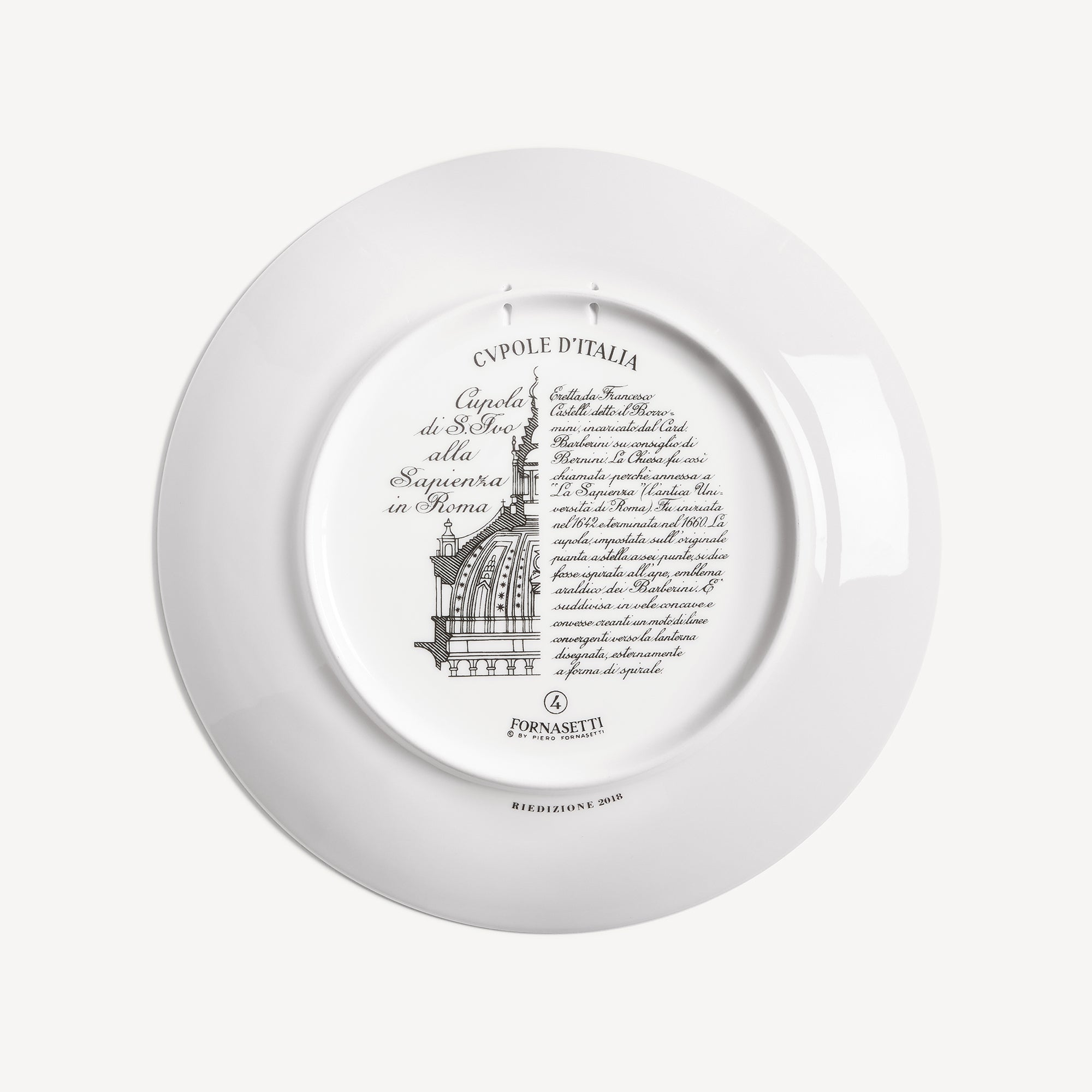 Plate Cupola S.Ivo Sapienza (Roma)