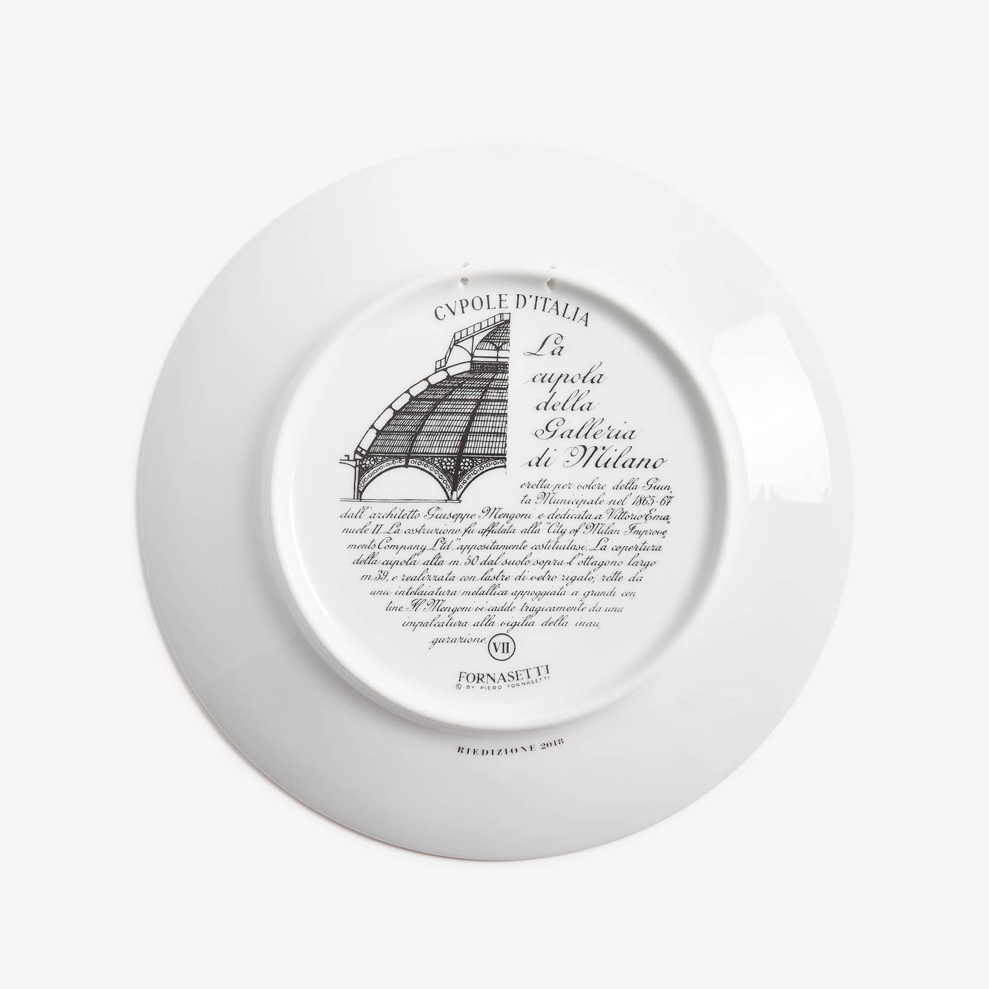 Plate Cupola Galleria di Milano