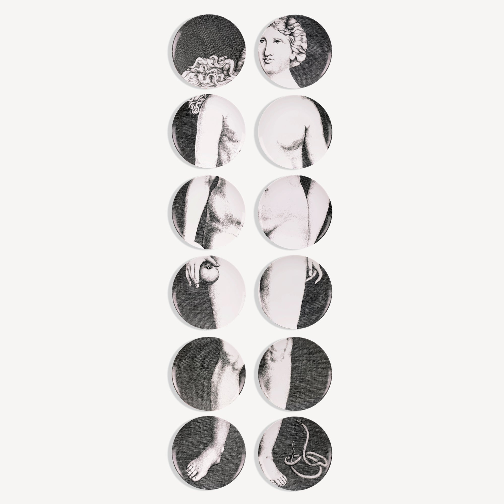 Set 12 plates Eve