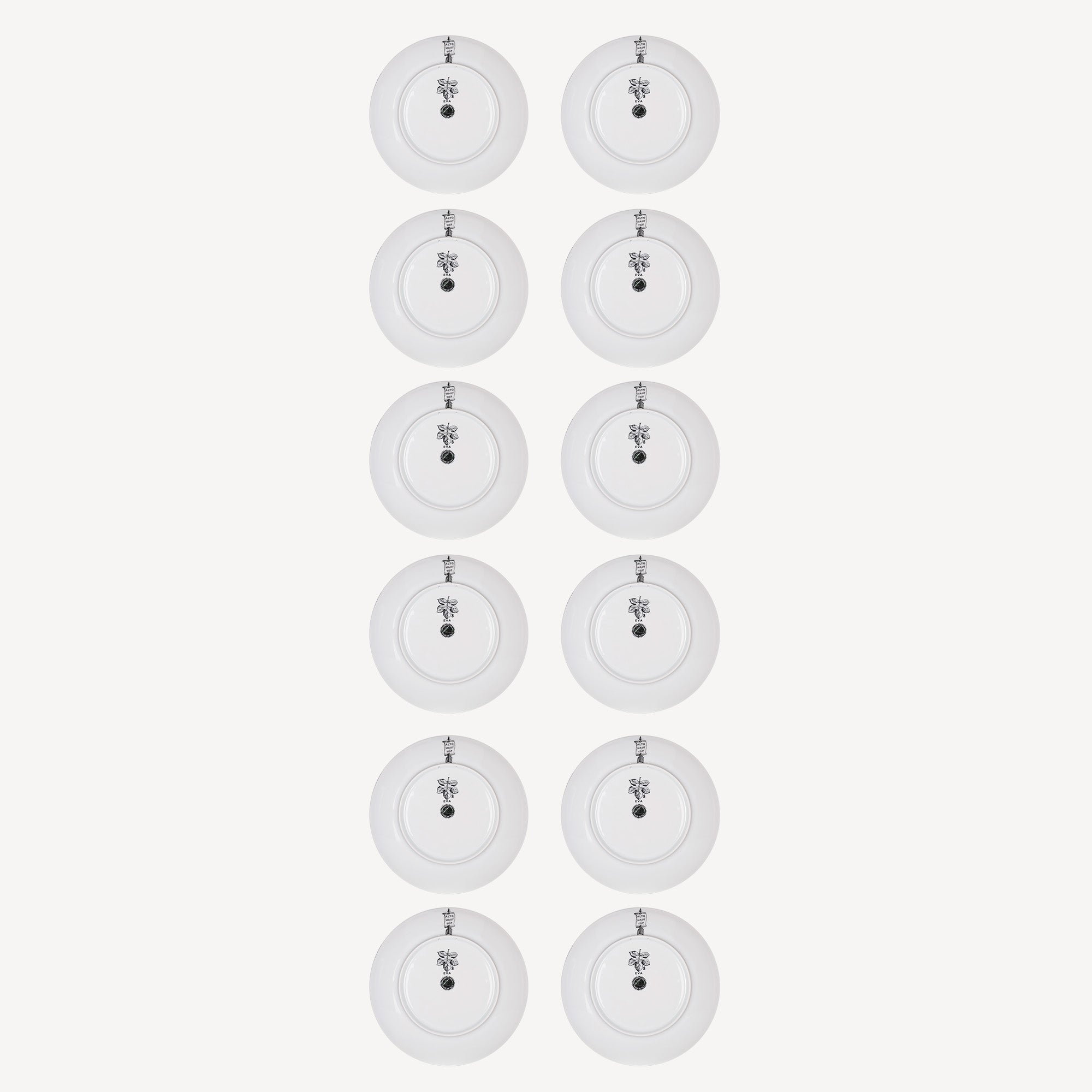 Set 12 plates Eve