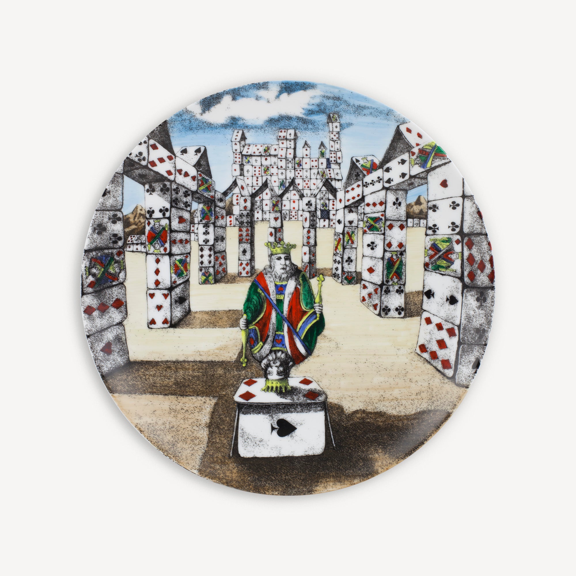 Set 12 Plates Città di Carte